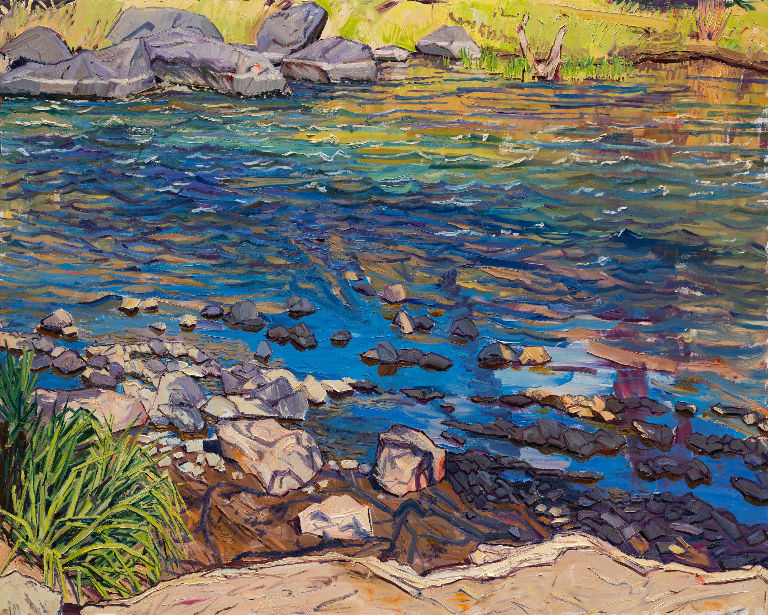 Quartzite - Morning • 48" x 60" • oil on panel • 2026