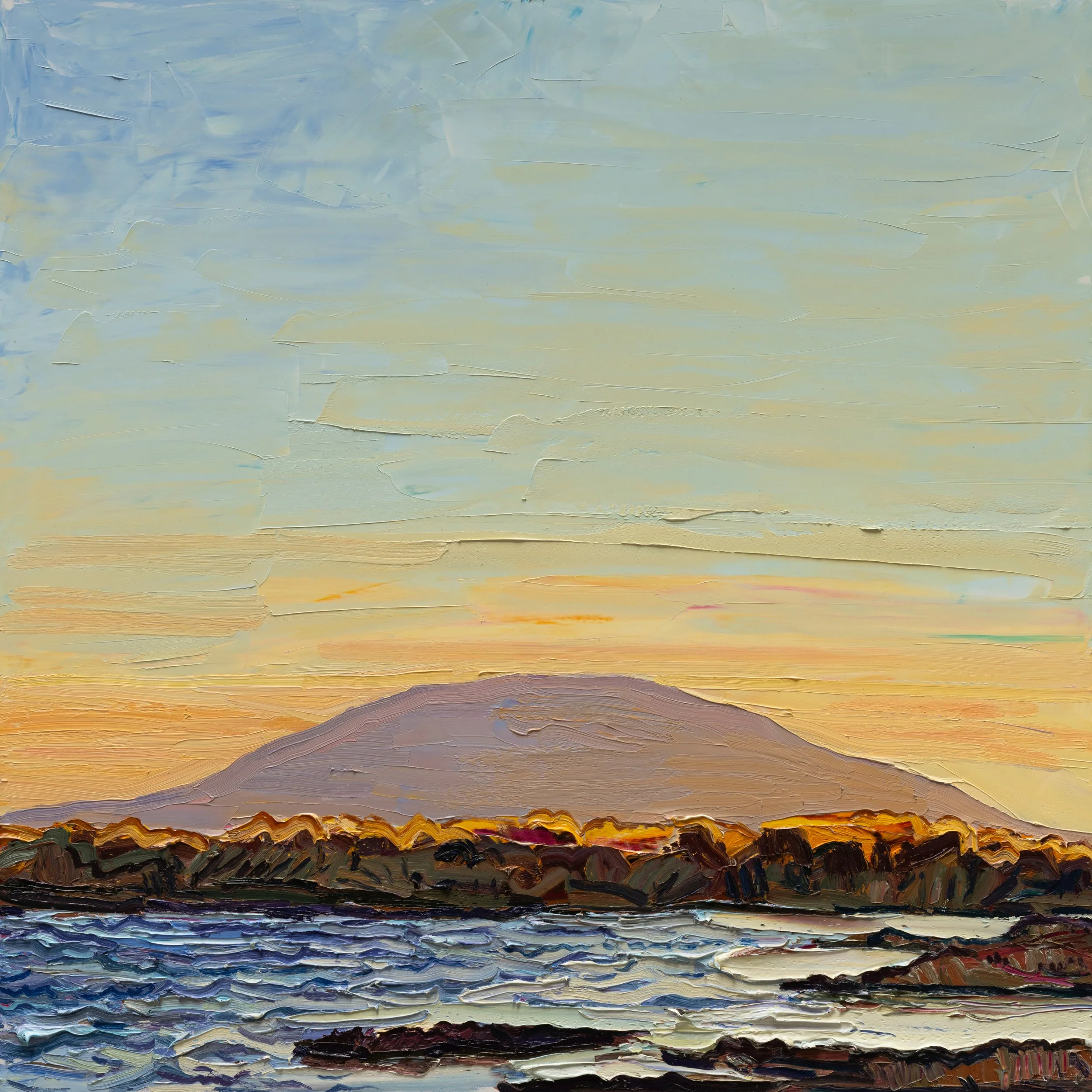Ute Mountain • 30" x 30" • oil on panel • 2026