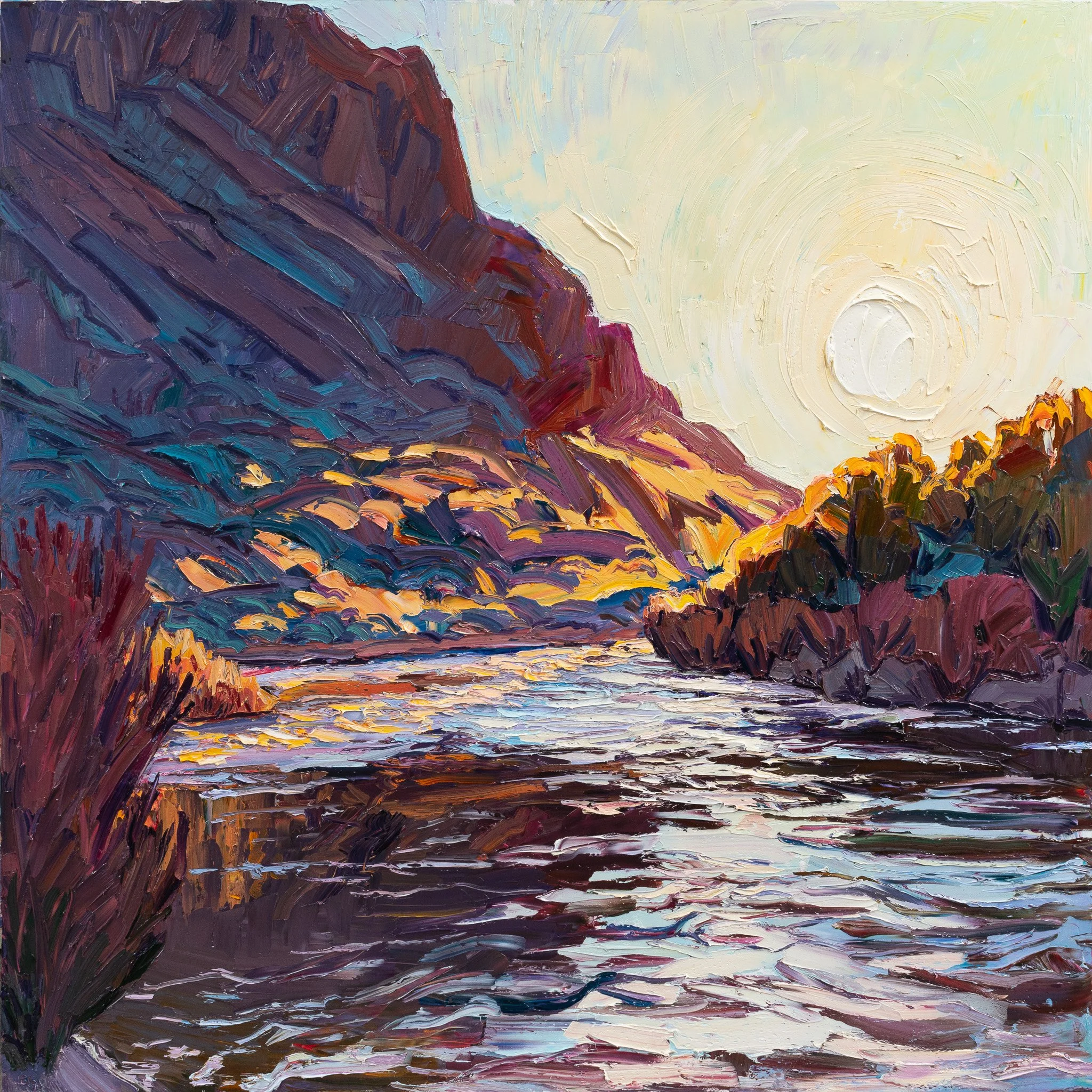 Quartzite #2 • 48” x 48” • oil on panel • private collection