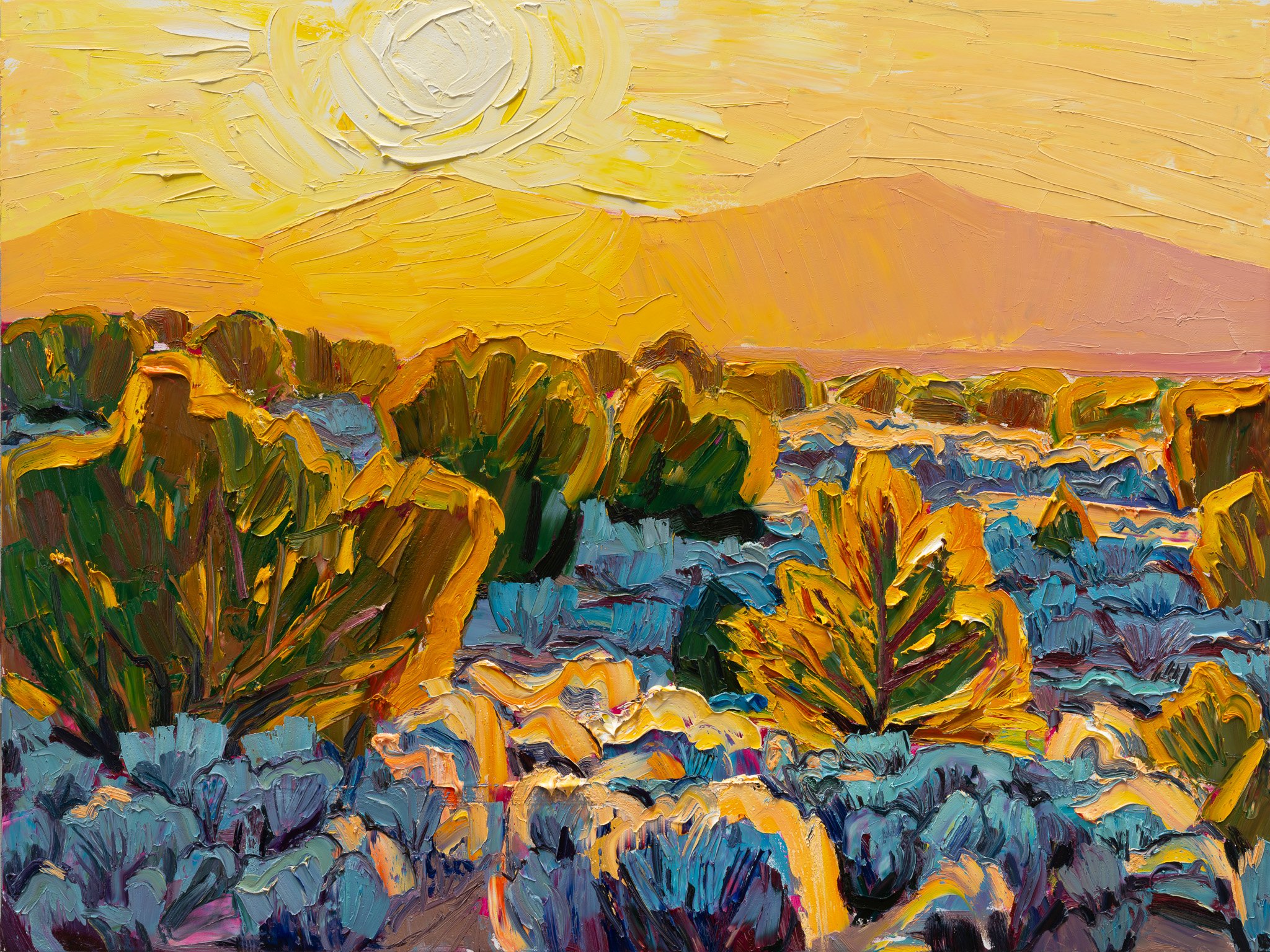 Rift Valley - Time (sundown) • 30" x 40" • oil on panel 