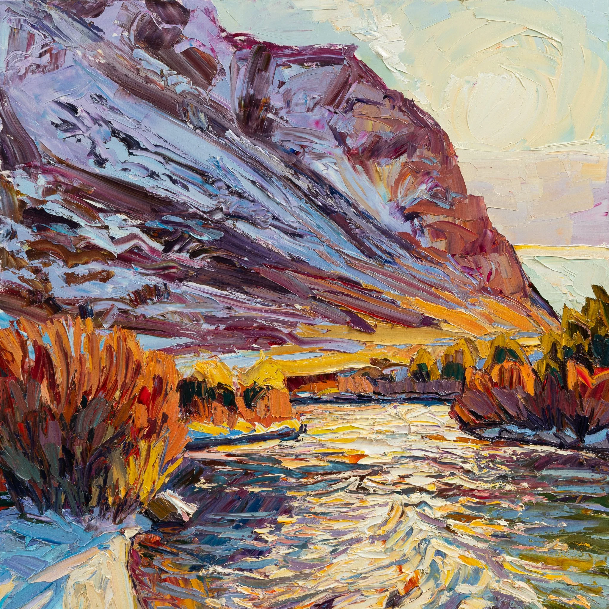 Quartzite #5 • 36" x 36" • oil on panel