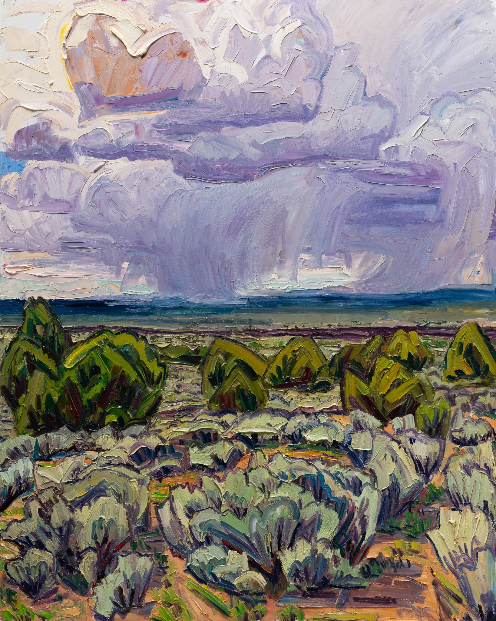 Rift Valley - Collision course • 60" x 48" • oil on panel 