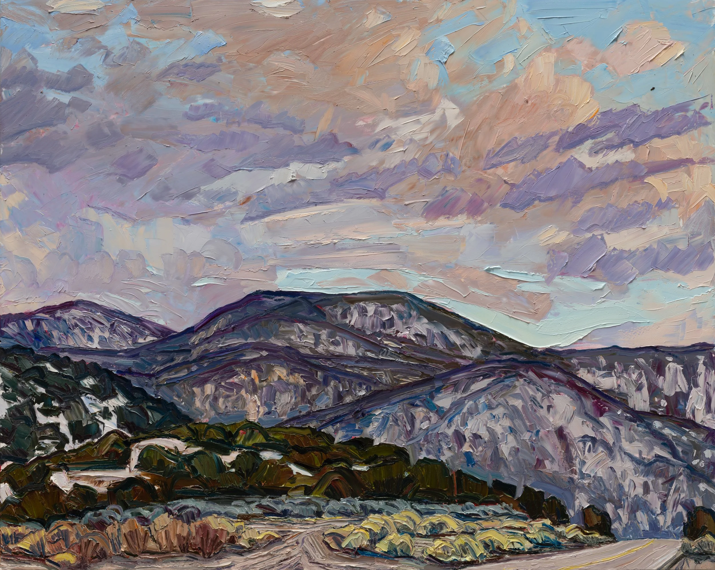 South Southeast (Dusk) • 48" x 60" • oil on panel • 2023