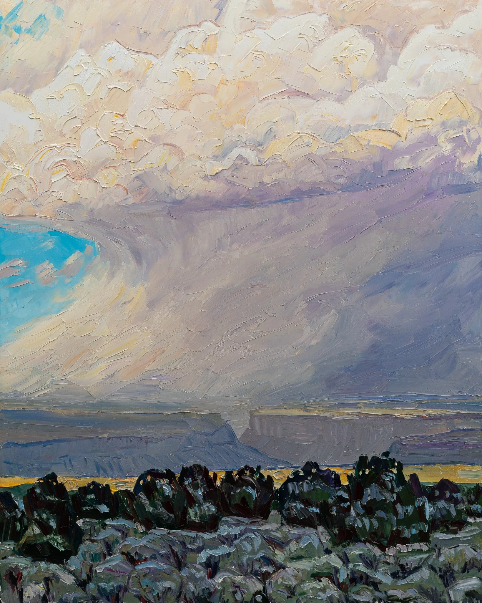 Monument #26 - Snow Angel • 60" x 48" • oil on panel • private collection