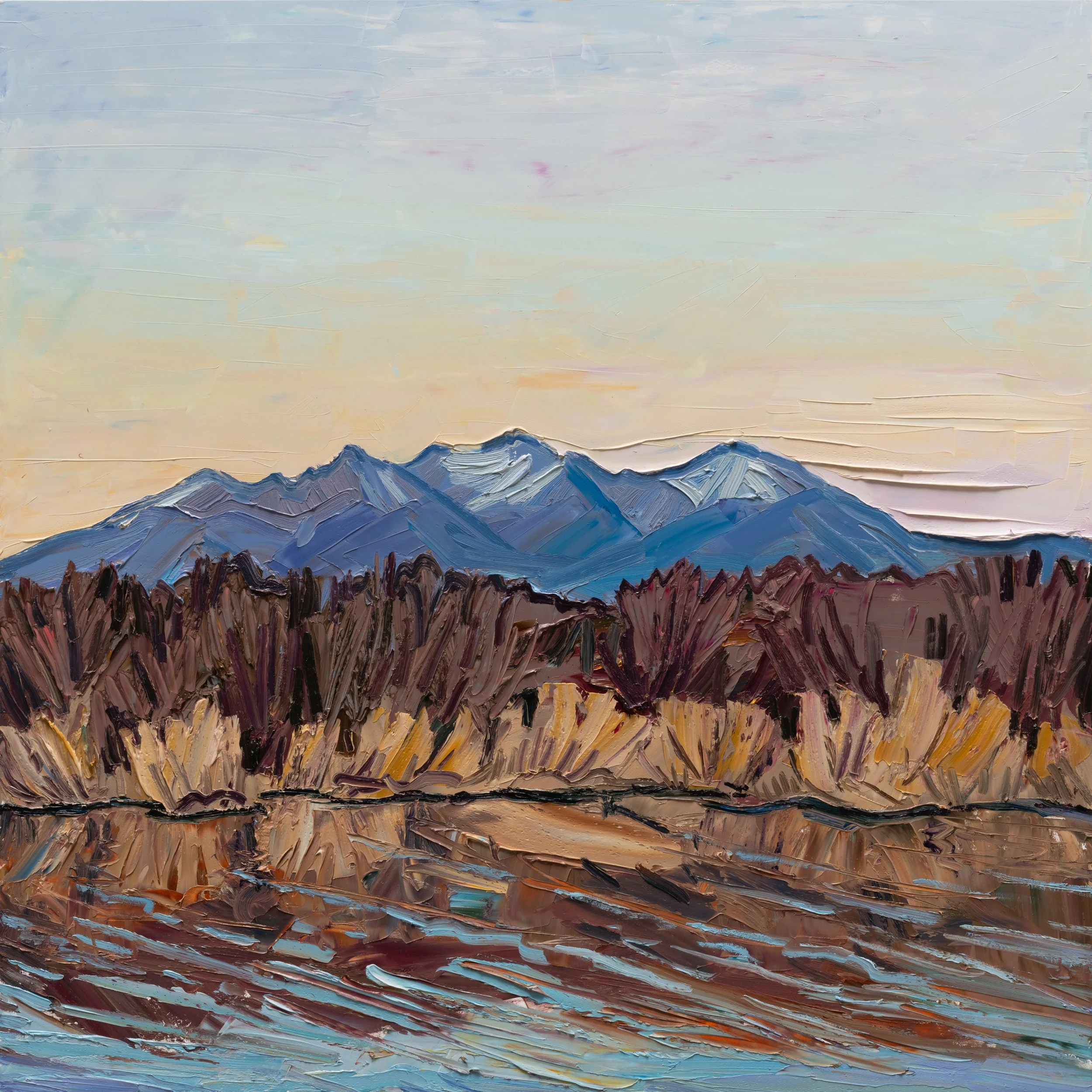 Blanca Peak • 30" x 30" • oil on panel • 2026