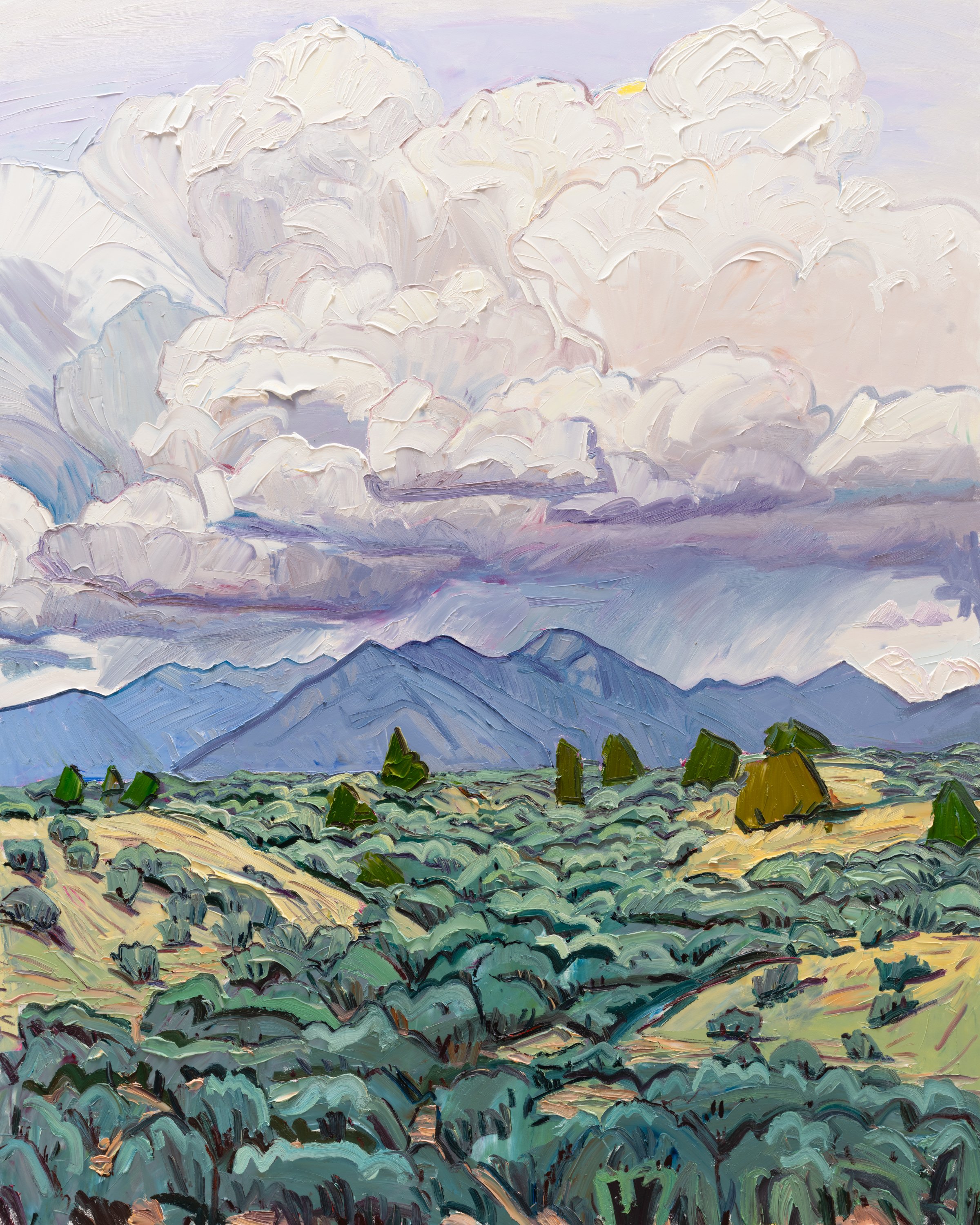 Upwelling • 60" x 48" • oil on panel • 2026