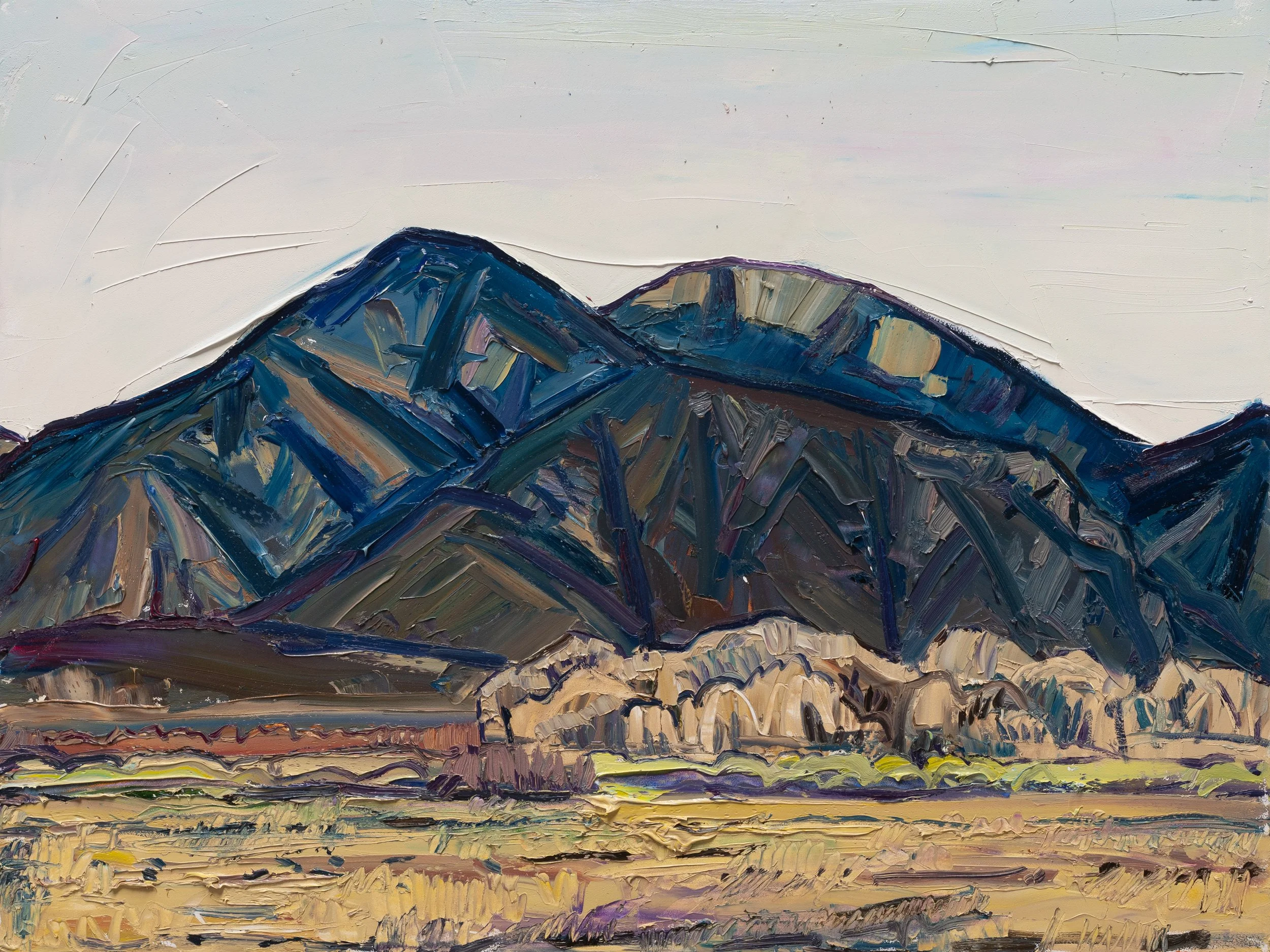 Pueblo Peak - dusk • 18" x 24" • oil on panel 