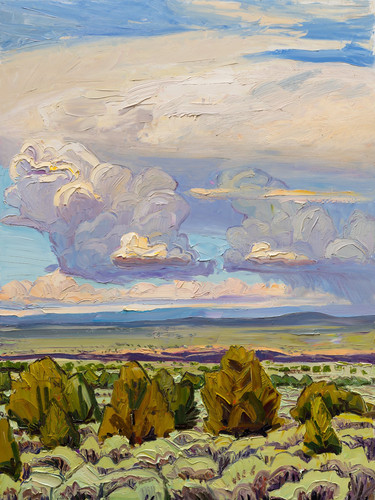 Rift Valley - Under cover • 48" x 36" • oil on panel • private collection