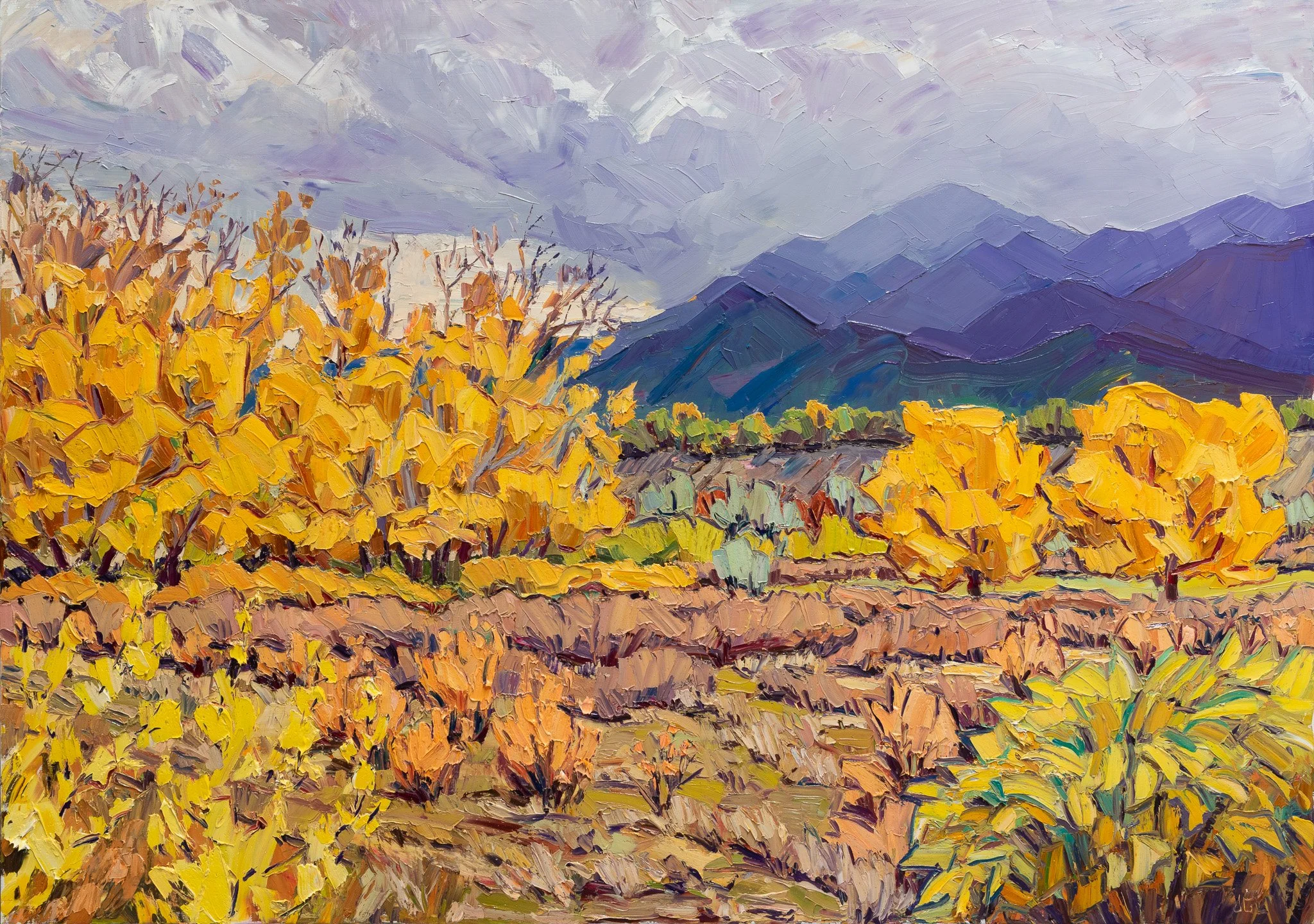  Meanwhile, in New Mexico • 48” x 68” • oil on linen • private collection