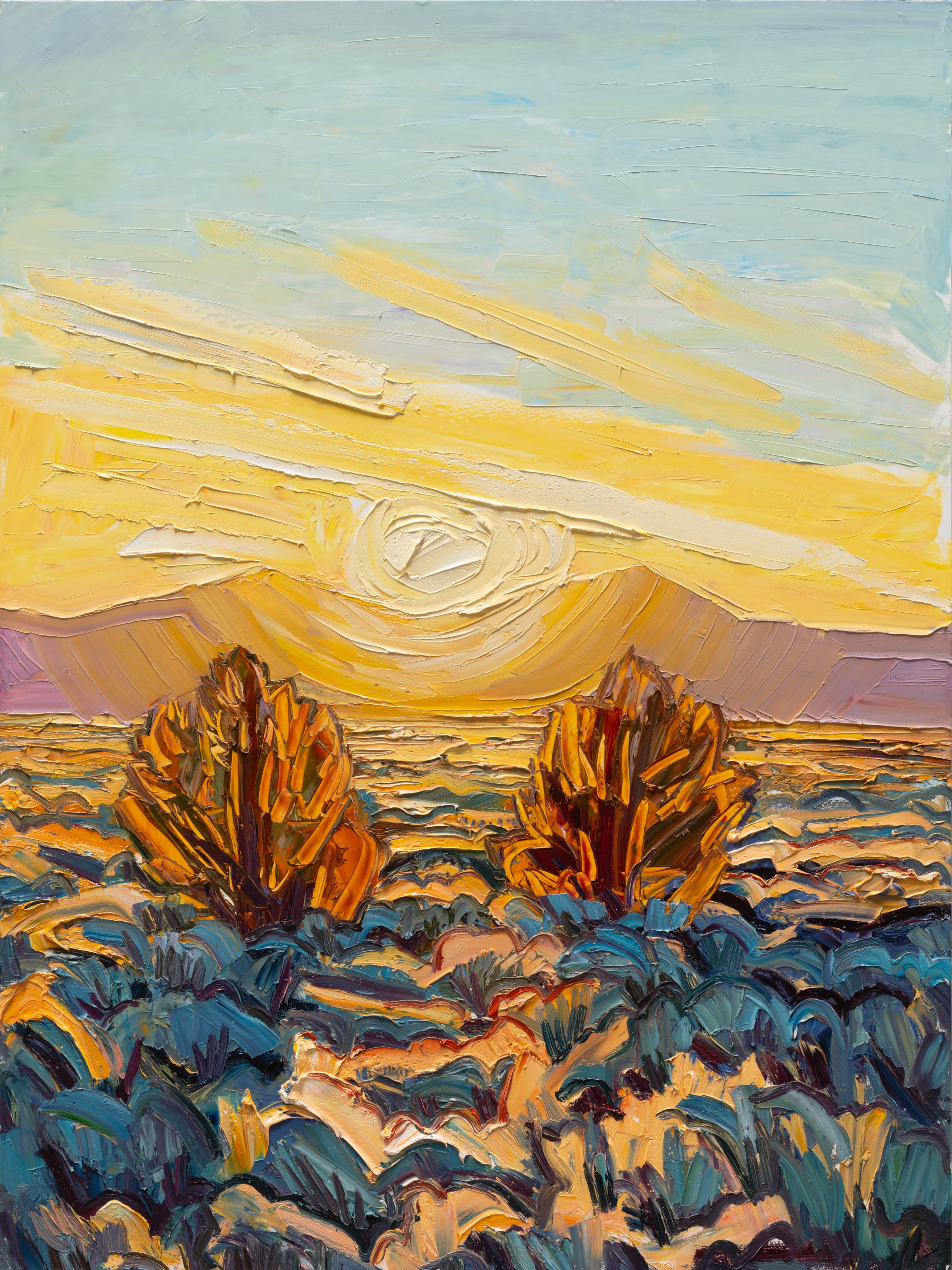 Company • 40" x 30" • oil on panel • private collection
