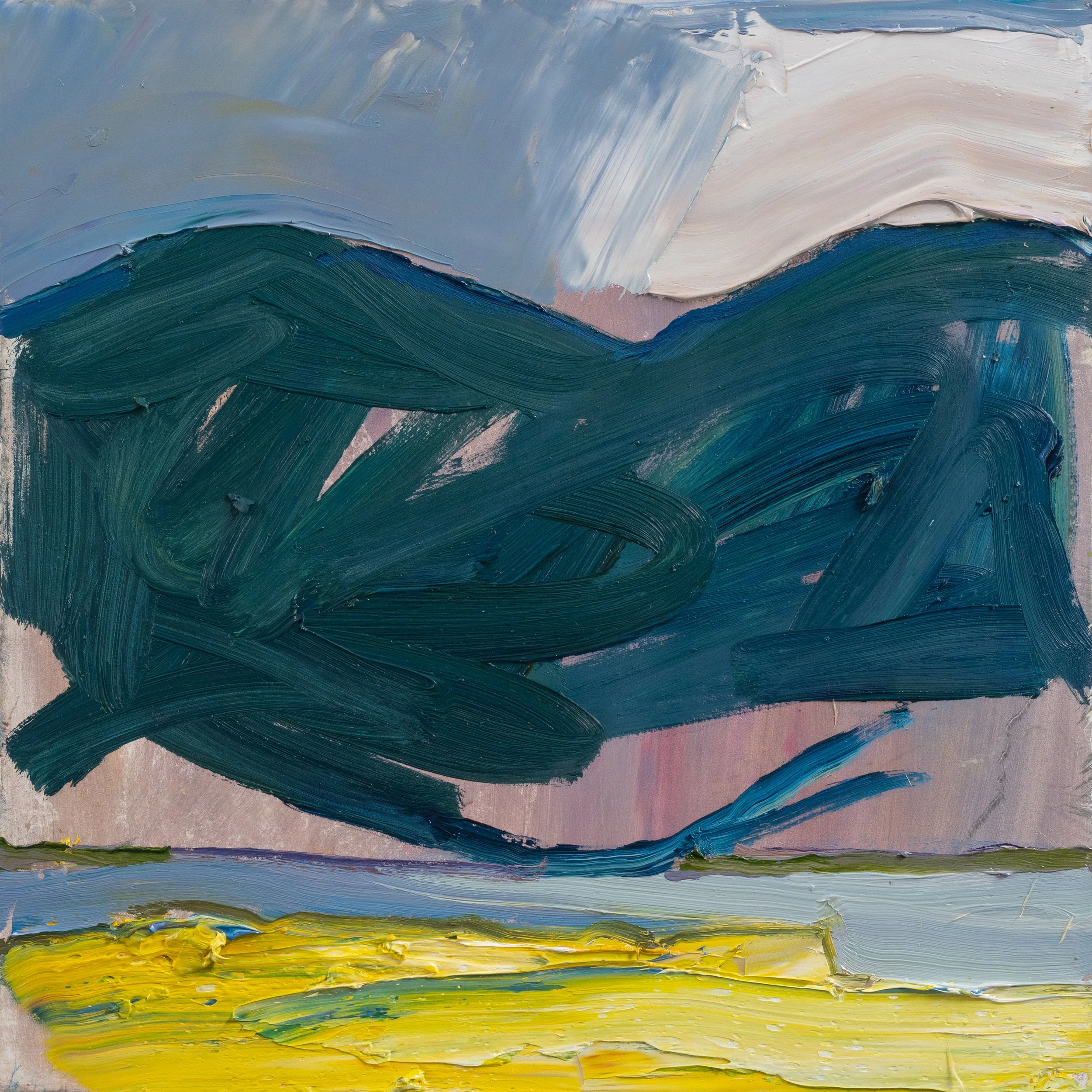 Process #3 - Eagle Nest • 12" x 12" • oil on panel • 2026