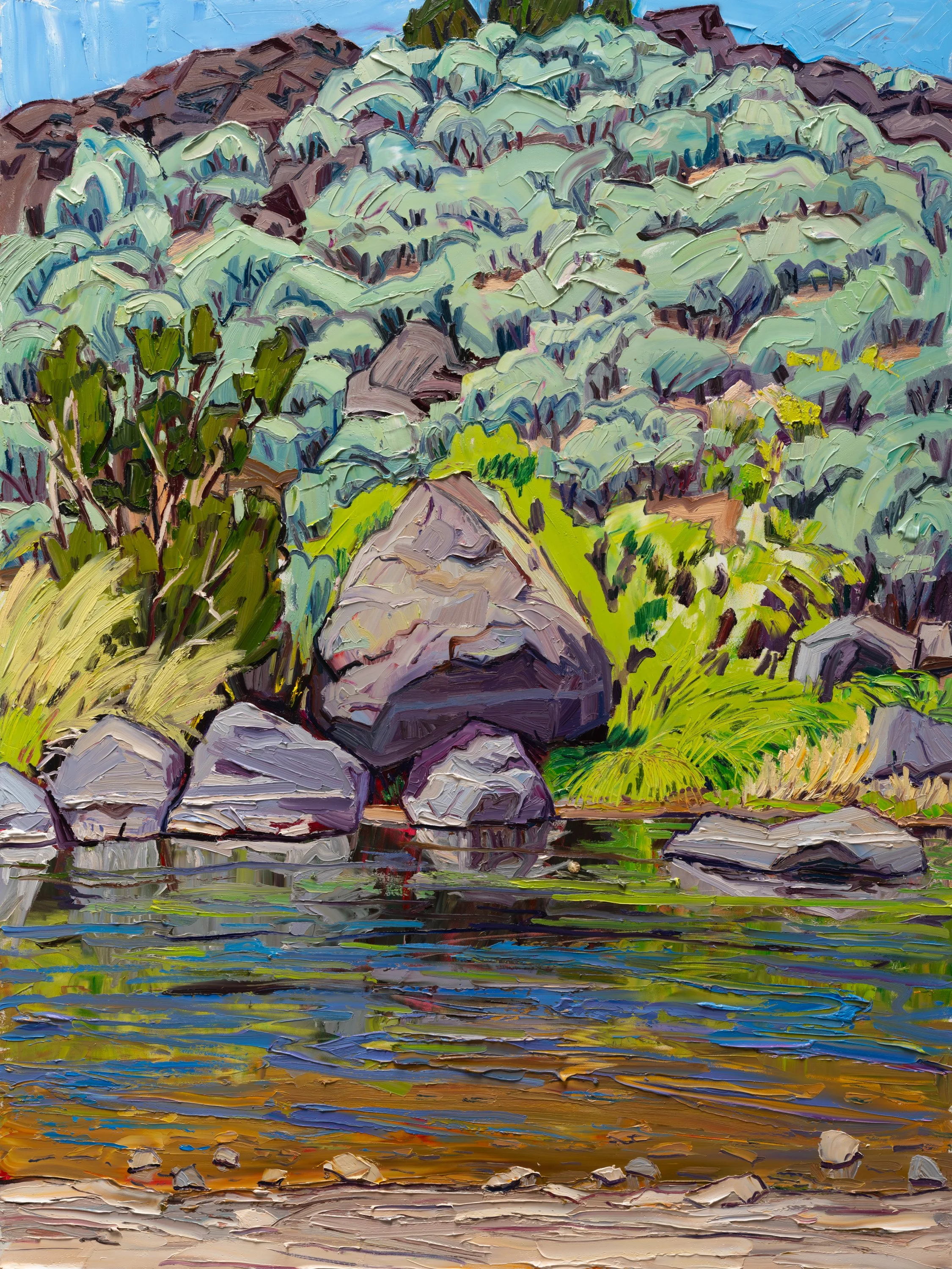 Quartzite - Midday • 48" x 36" • oil on panel • 2026