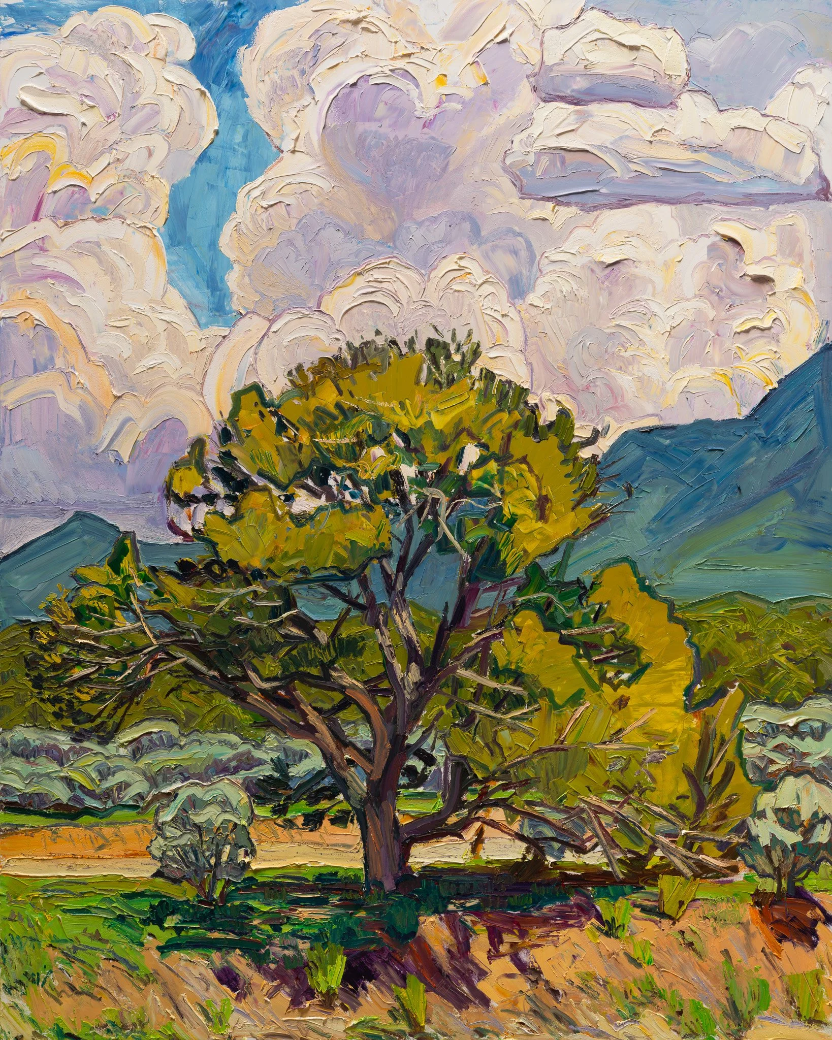 Rift Valley - Standing at the intersection • 60" x 48" • oil on panel • private collection