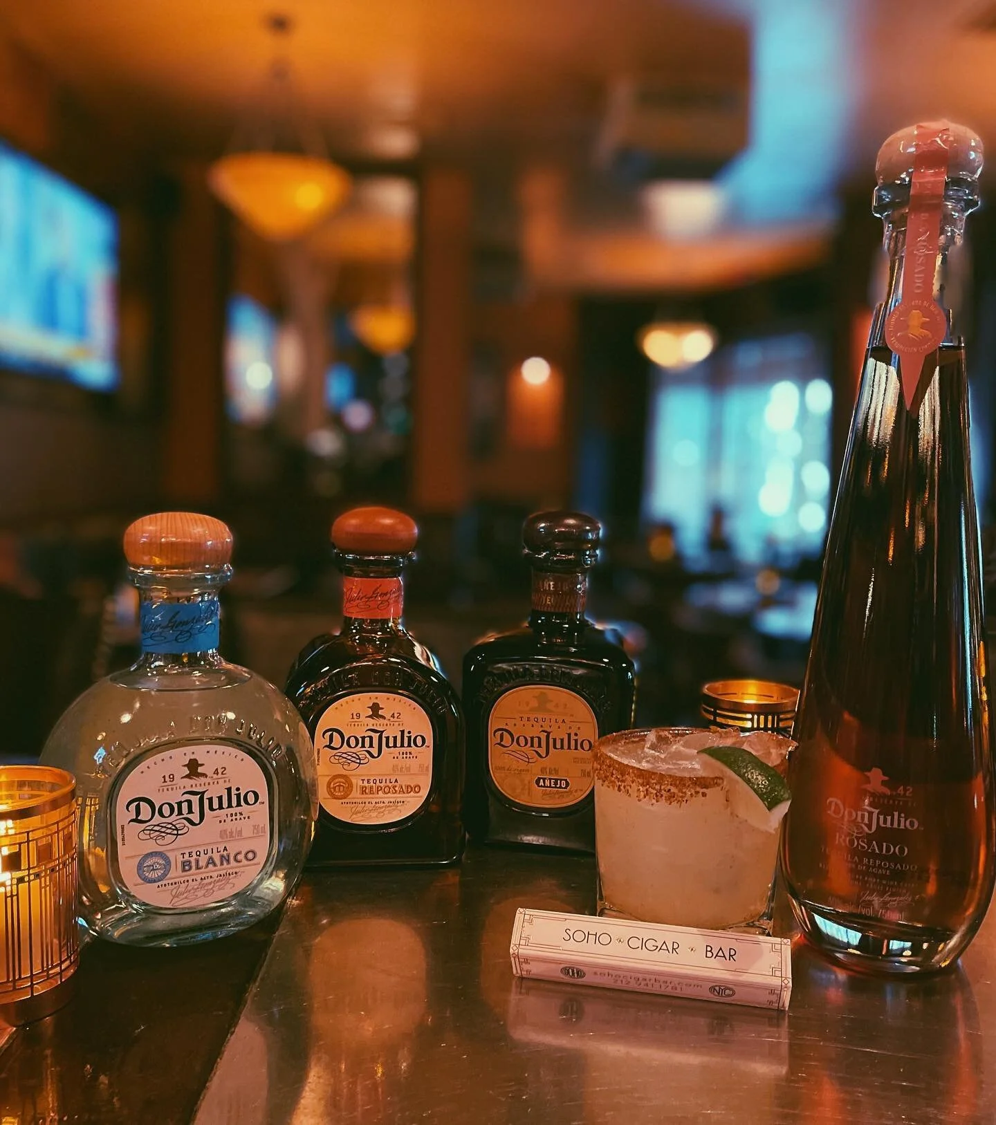 Don Julio X Soho Cigar Bar 
Celebrate Cinco De Mayo with us! 

Friday, May 1, 2023
7 PM - 9 PM

Complimentary Don Julio cocktails. First Come First Serve basis. Limit per customer.