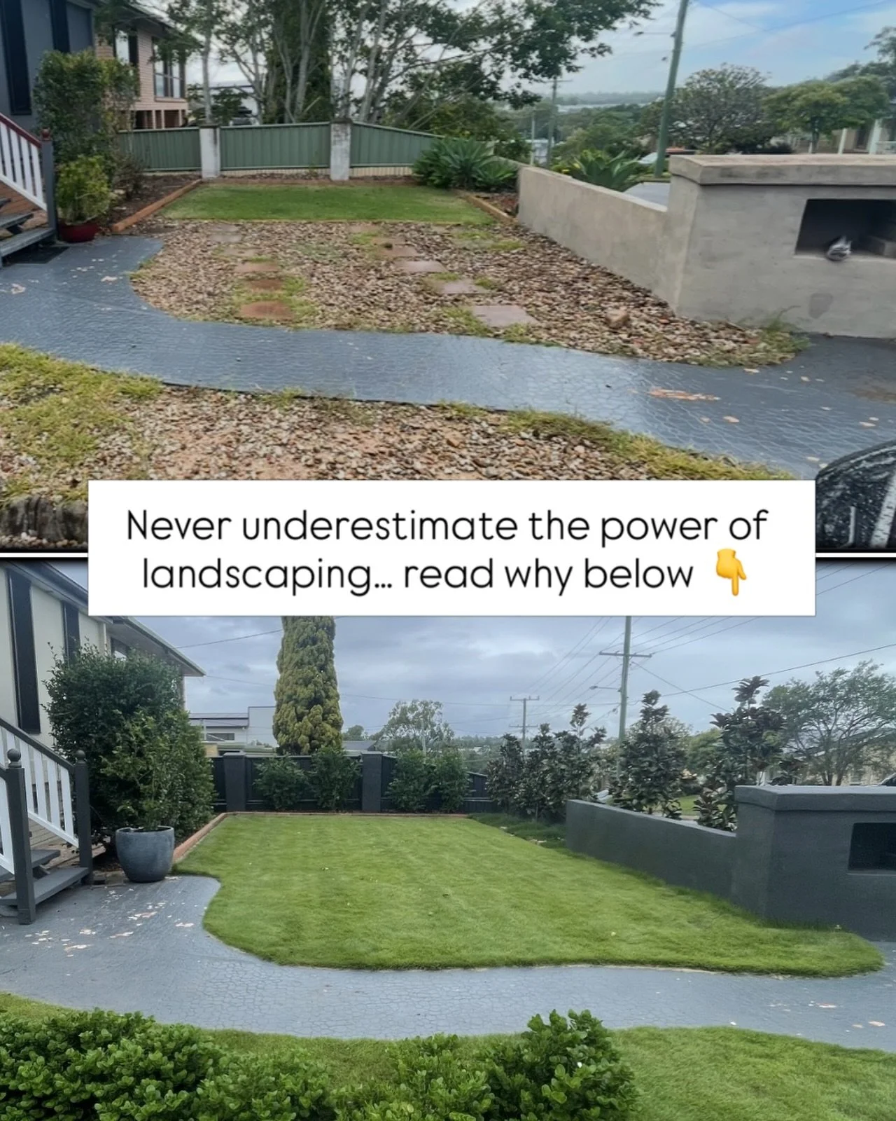 &ldquo;Think landscaping is just &lsquo;nice to have&rsquo;? Think again.&rdquo; 🌿🏡

You can paint walls. You can update kitchens.
But step outside to a patchy, tired yard&hellip; and the whole vibe falls flat.

Smart landscaping does three big thi