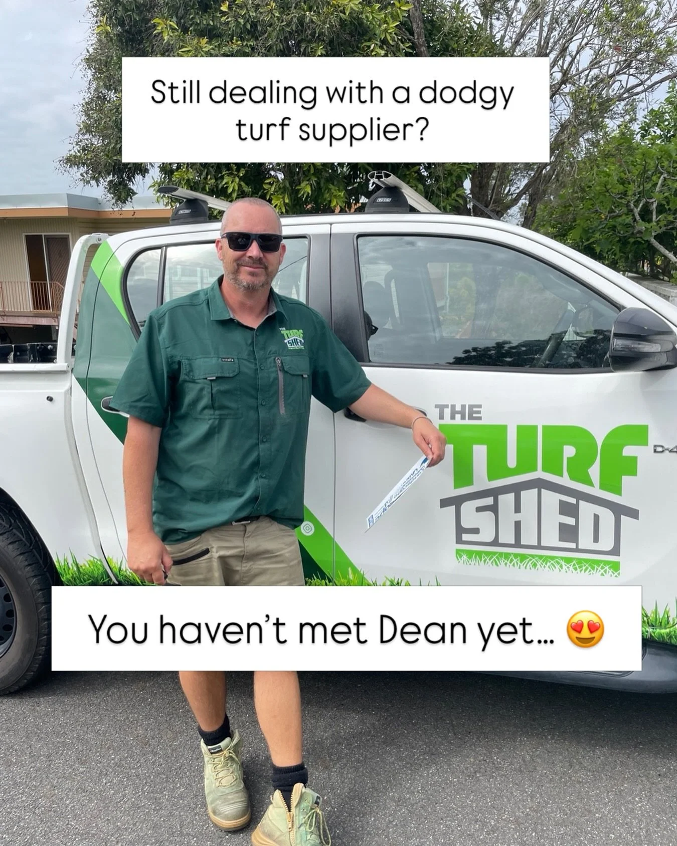 🚨 TRADE SUPPLIER UPGRADE ALERT 🚨

Name: Dean
Age: Old enough to know better
Accent: Kiwi (you&rsquo;ll either love it&hellip; or still love it)
Special skills: Knows turf like the back of his hand
Weaknesses: Punctuation&hellip; not his strong suit