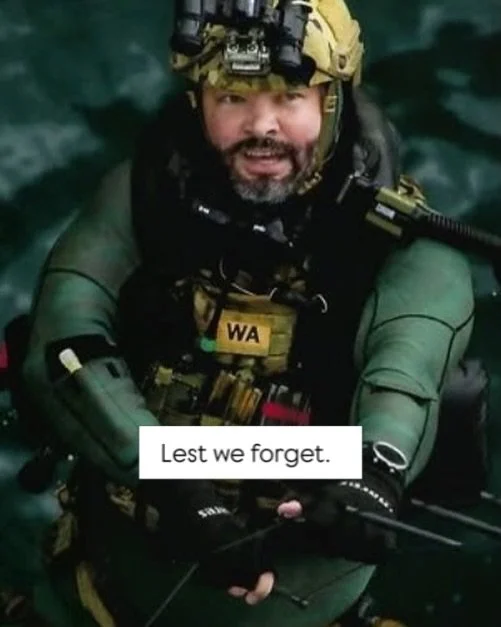 Today we pause, reflect, and remember.

Every year, we stop and make this post. And every year, we&rsquo;ll continue to.

At The Turf Shed, this day carries a bit more weight than most.

Our owner and farm manager, Doug, served as a Clearance Diver i