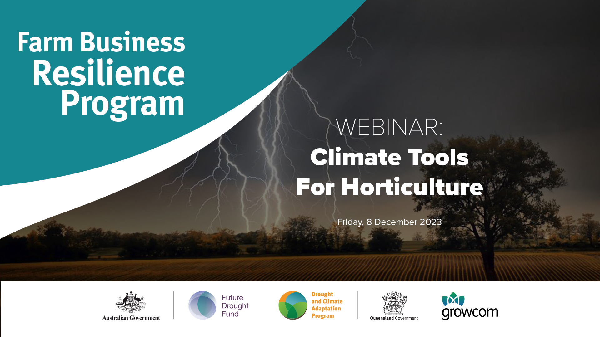 Webinar: Climate Tools for Horticulture