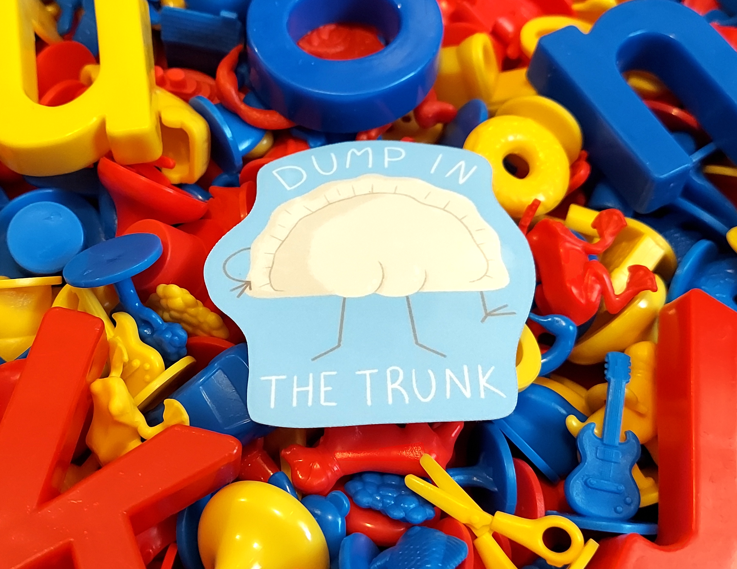 Dump in the Trunk Sticker