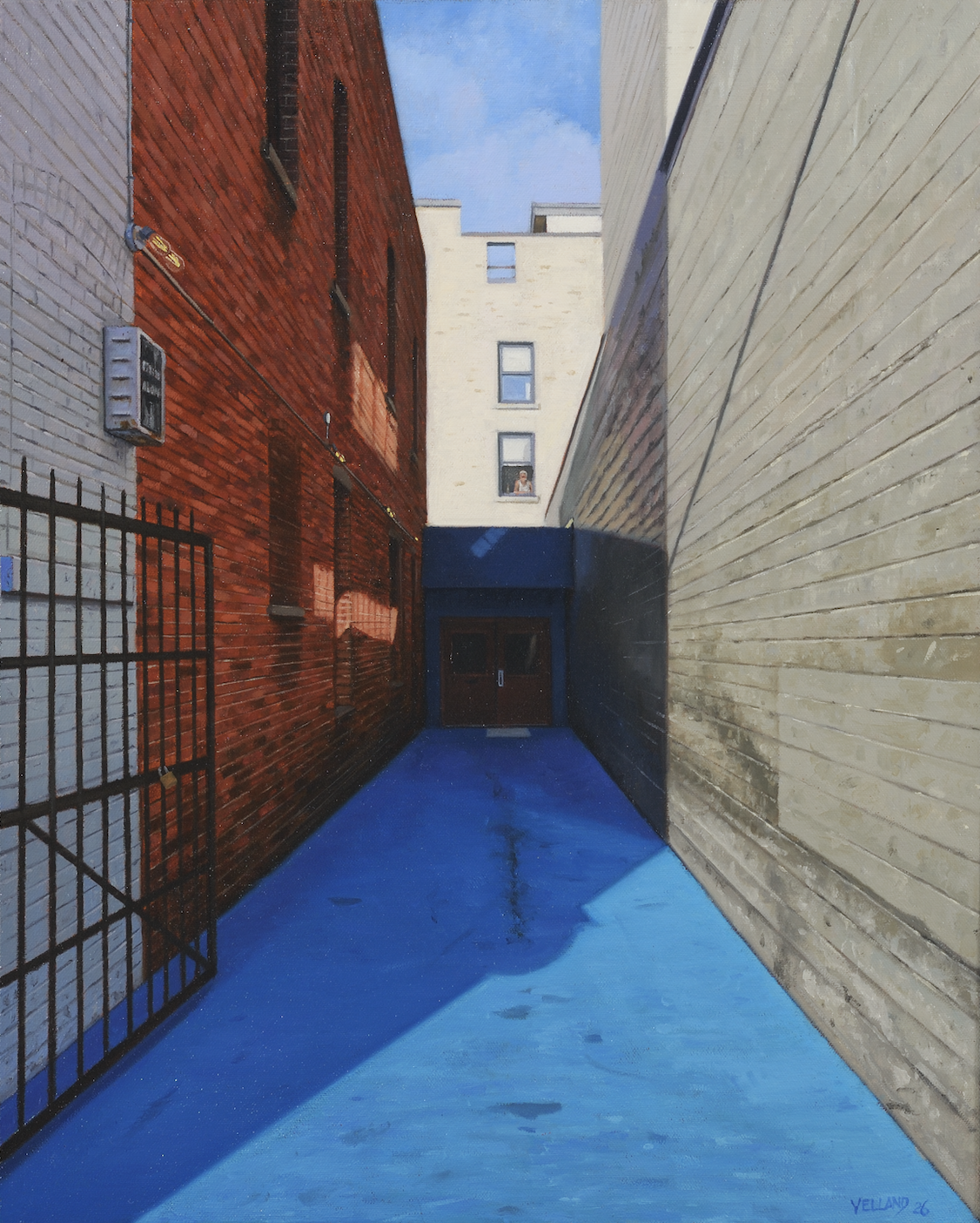 So Blue 20 x 16 Oil on Canvas SOLD (Madrona Gallery, Victoria, BC)