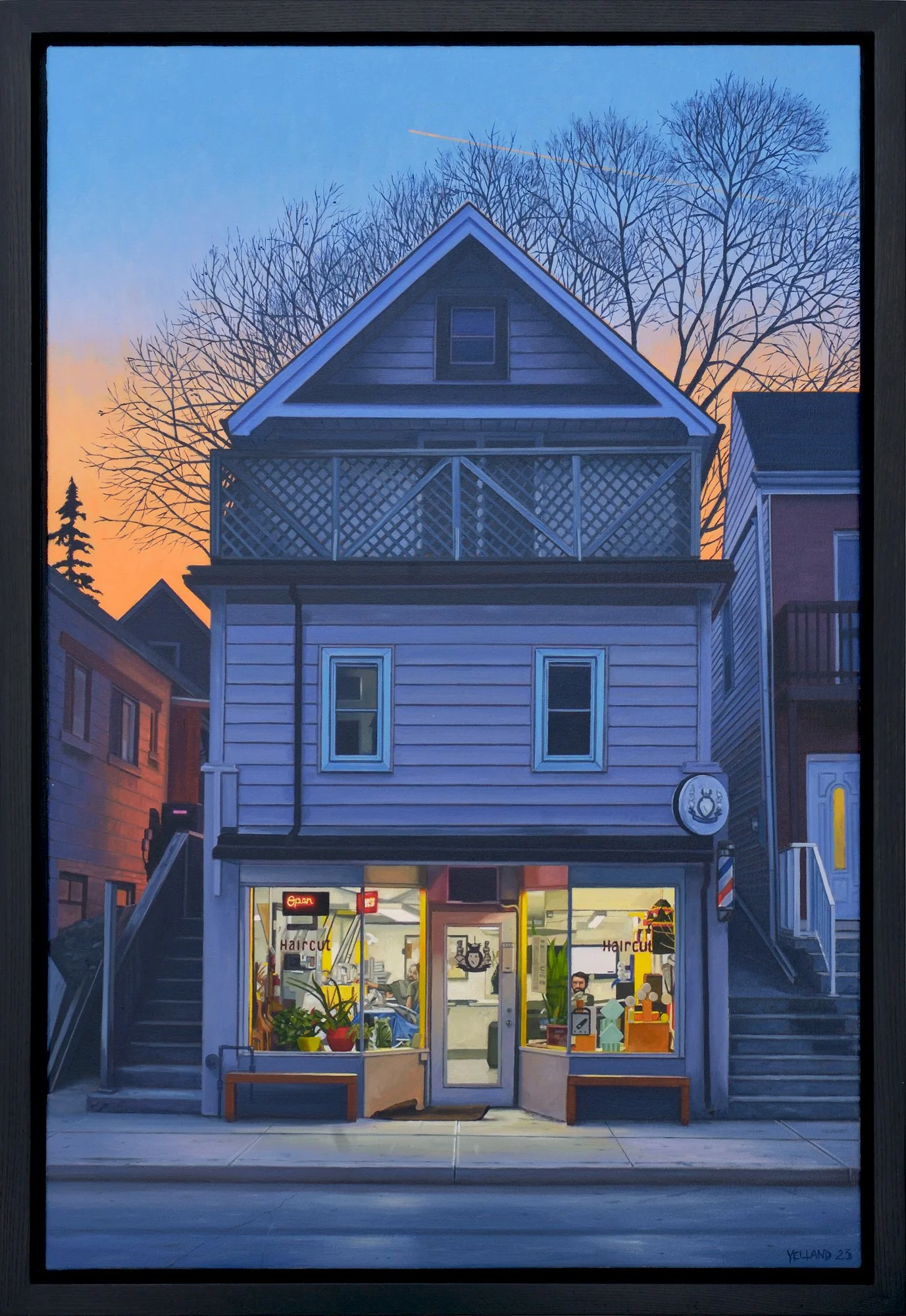 5 O'Clock Shadow (2024) 36 x 24 Oil on Canvas on Panel SOLD (Madrona Gallery, Victoria, BC)