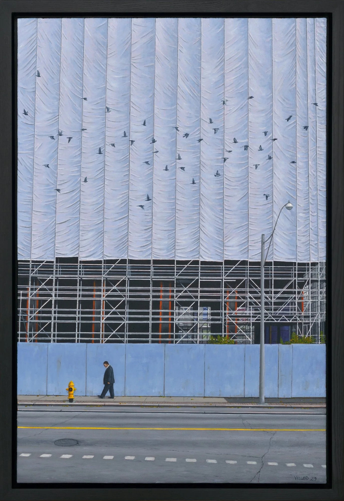 Step on a Crack (2024) Oil on Canvas on Panel SOLD (Madrona Gallery, Victoria, BC)