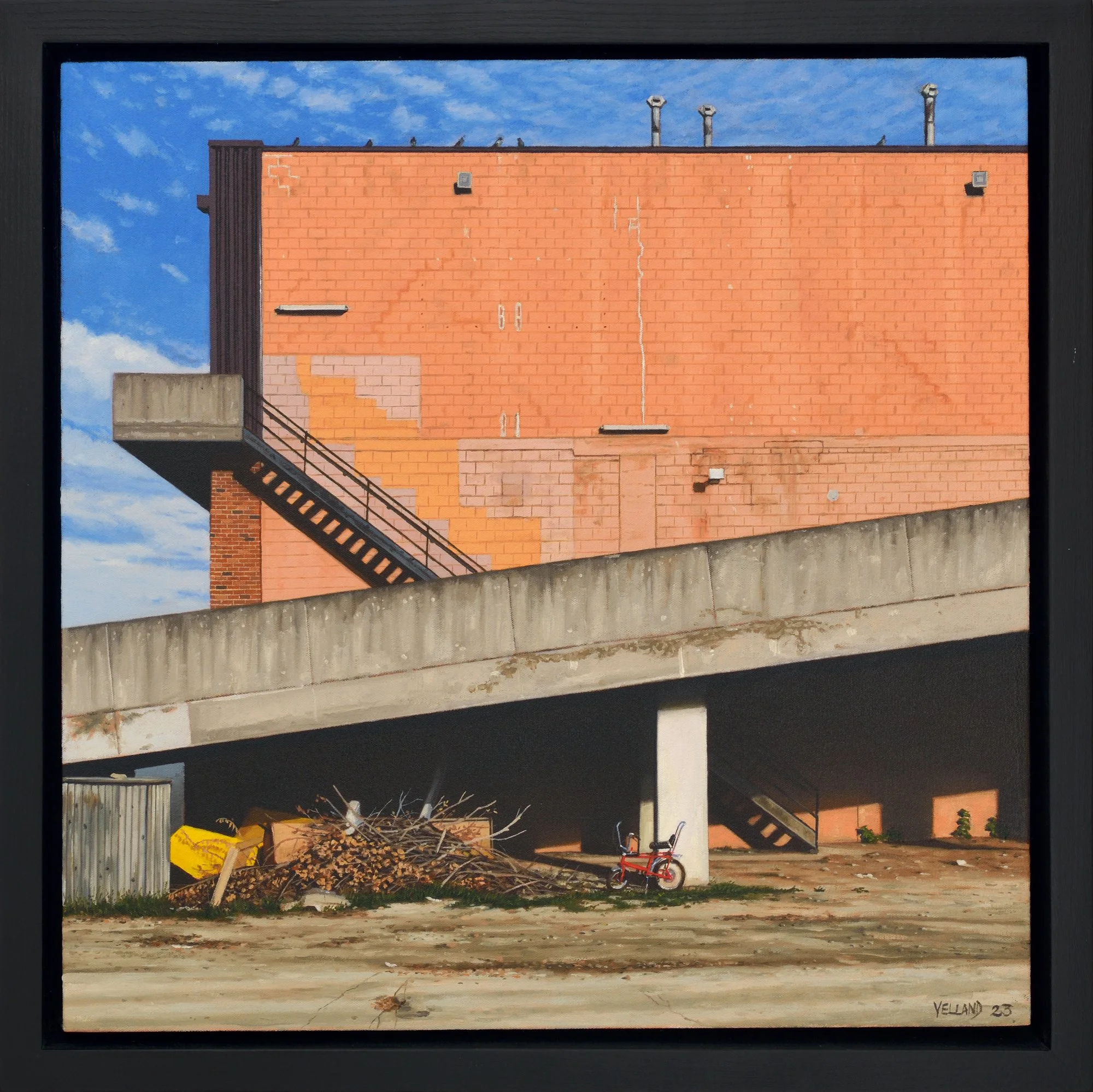 3 Speed (2024) 20 x 20 Oil on Canvas on Panel SOLD (Madrona Gallery, Victoria, BC)
