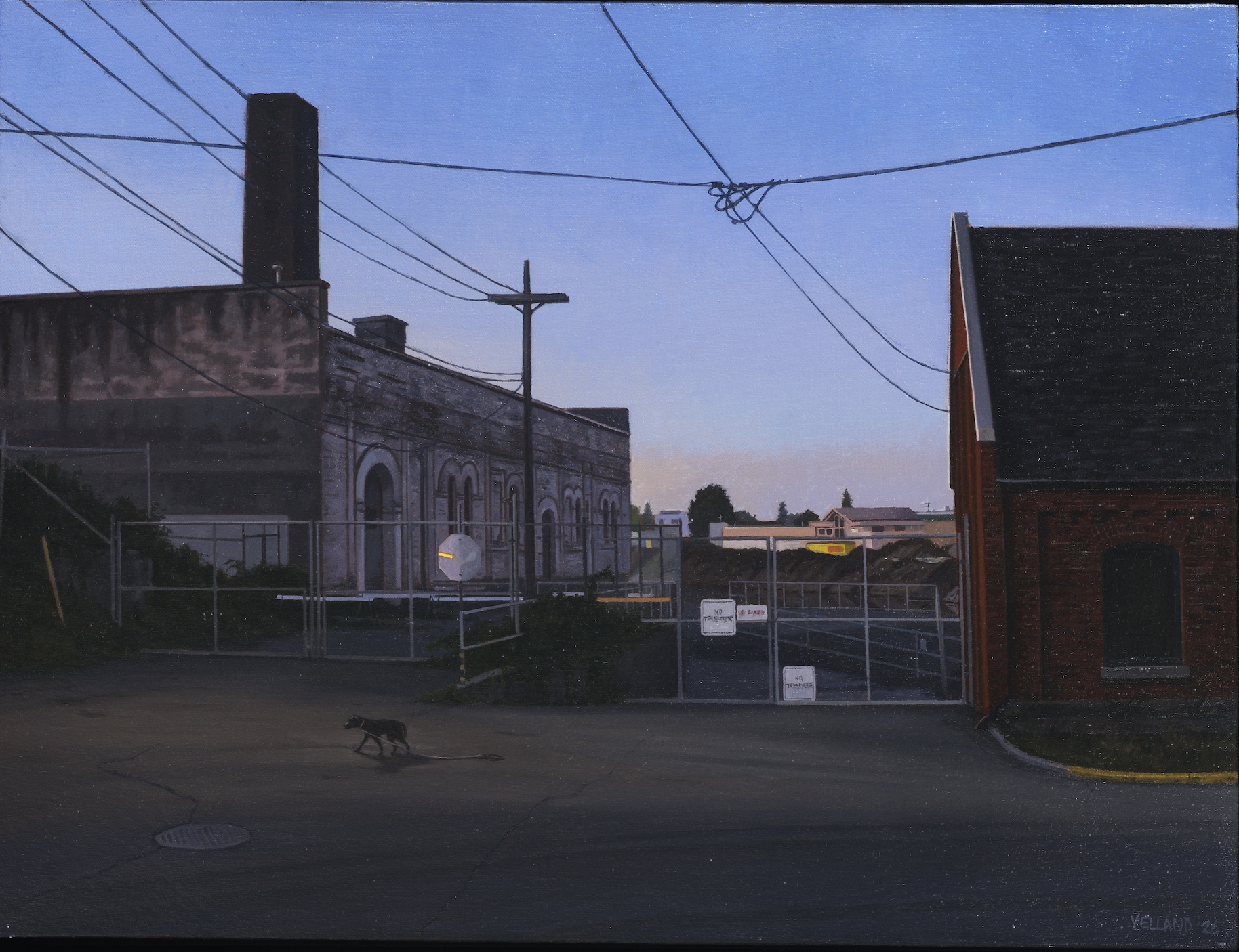 Powerhouse 18 × 24 Oil on Canvas SOLD (Madrona Gallery, Victoria, BC)