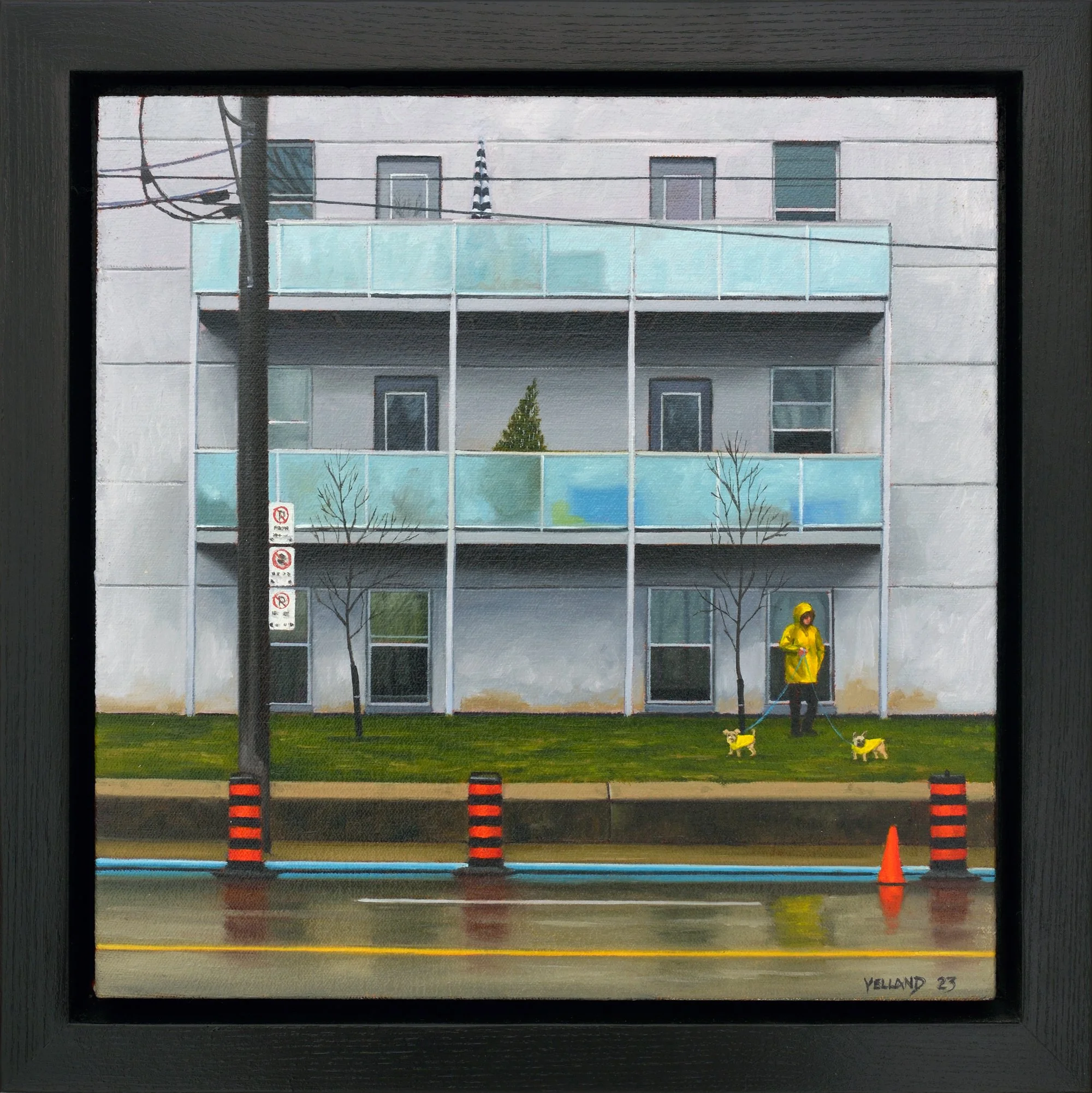 Doing Business (2024) Oil on Canvas on Panel SOLD (Madrona Gallery, Victoria, BC