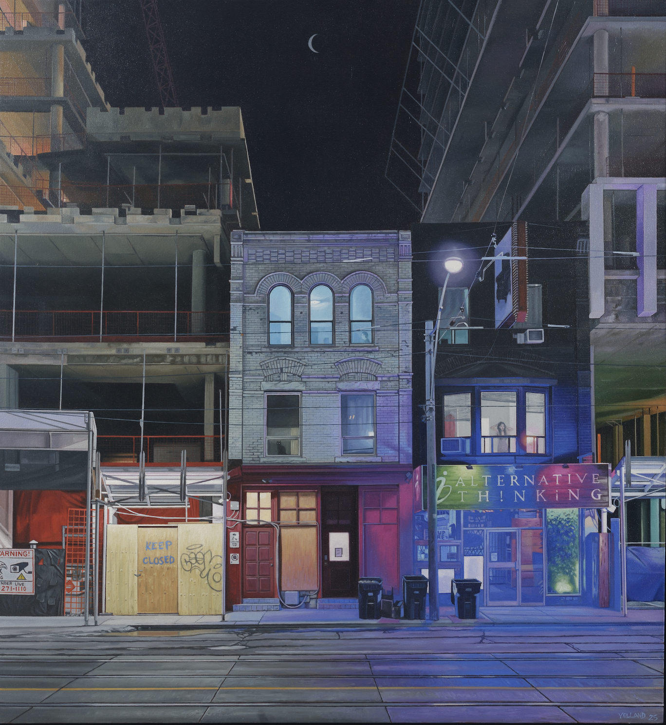 Closing In 40 x 36  Oil on Canvas SOLD (Madrona Gallery, Victoria, BC)