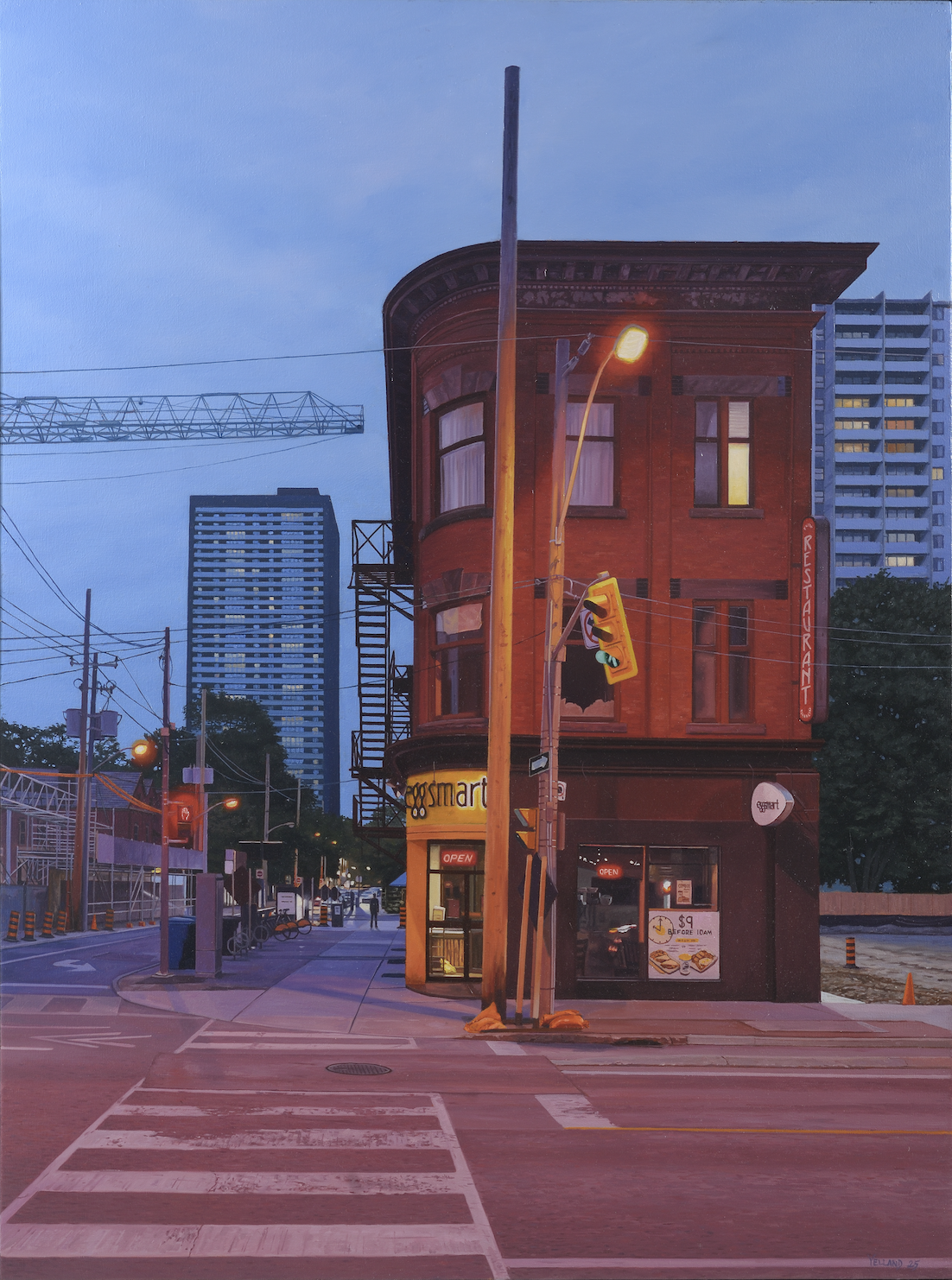 Double Cross 40 x 30  Oil on Canvas SOLD (Madrona Gallery, Victoria, BC)