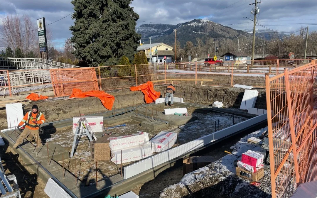 Splatsin Homes Show Home Construction Progress