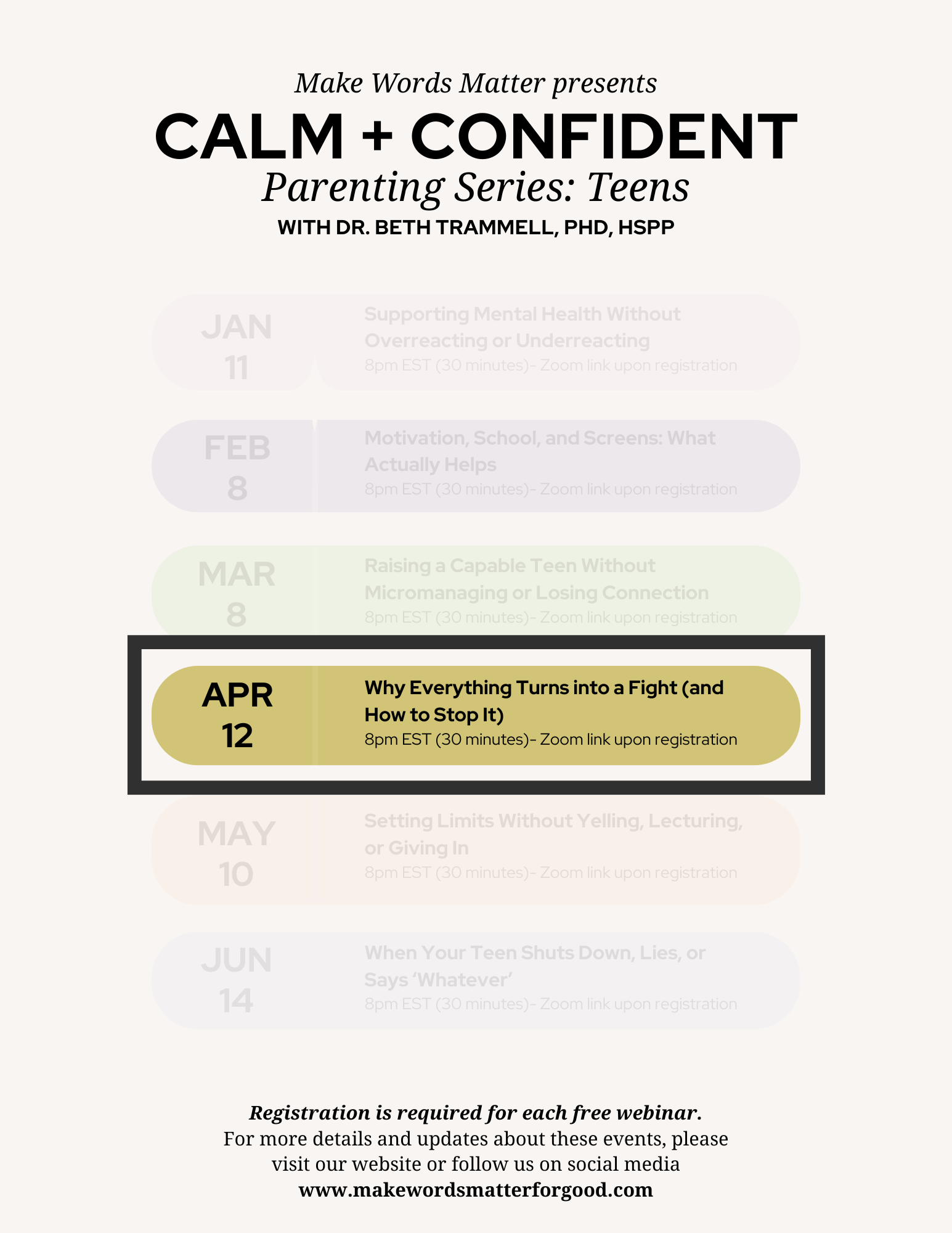 Calm + Confident Parenting Series: TEEN - Why Everything Turns Into a Fight (and How to Stop It)