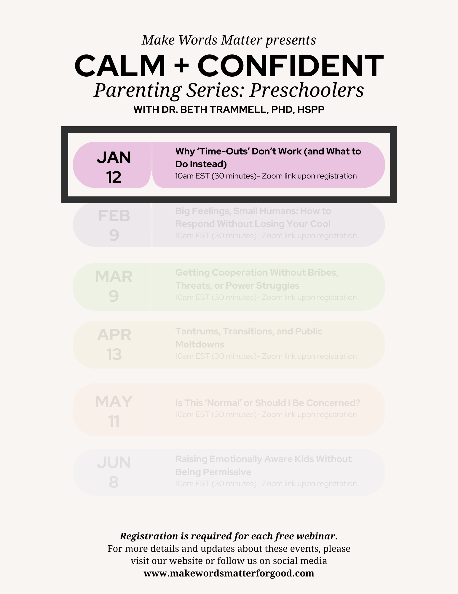 Calm + Confident Parenting Series: PRESCHOOLERS - Why ‘Time-Outs’ Don’t Work (and What to Do Instead)