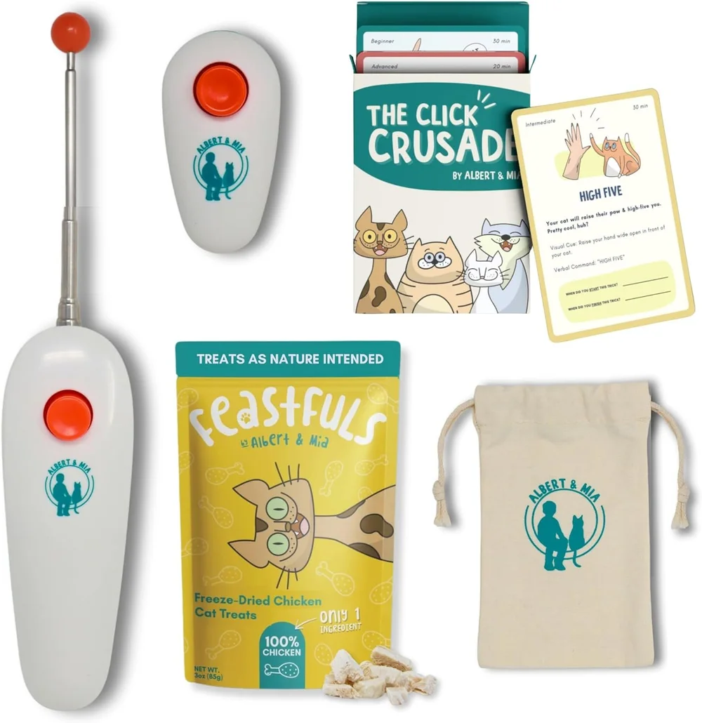A Step by Step Guide to Clicker Training Your Cat — The Woof