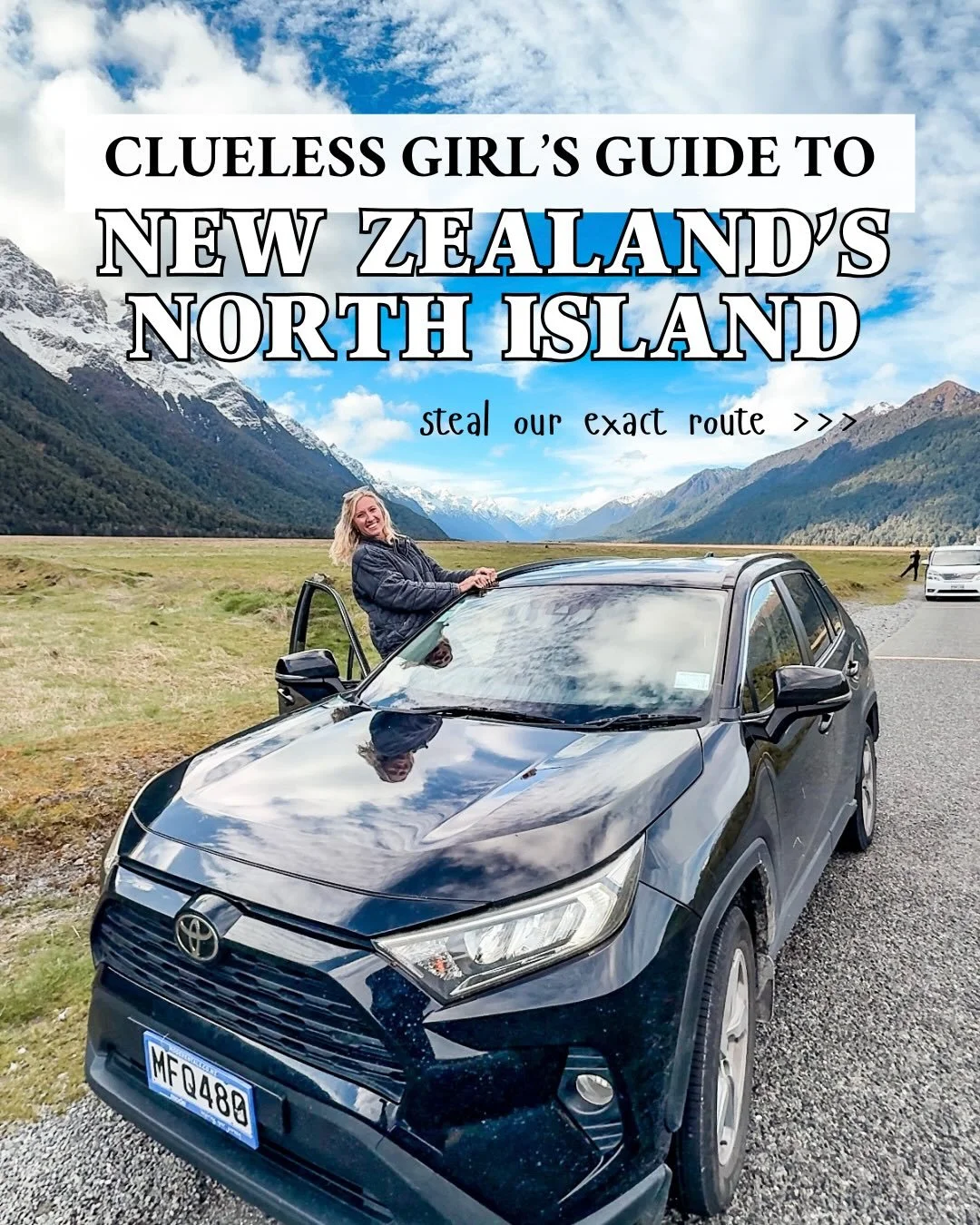 Save for my mini guide to the North Island of New Zealand!!👇

✈️Depart USA

Check NZTD 24 hrs prior.

Bring snacks, download entertainment, and set Timeshifter if reducing jet lag.

✨Day 1: Arrive Auckland

Hotel: JW Marriott Downtown

Car rental: M