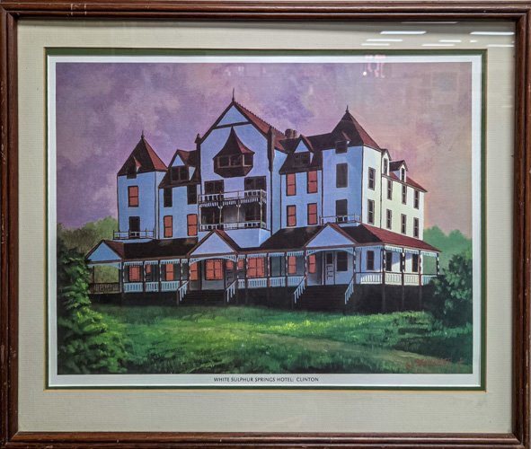 White Sulphur Springs Hotel by E Walker