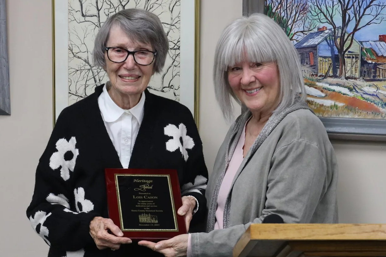 A Life of Dedication to Henry County History. Honoring Lois Cason.