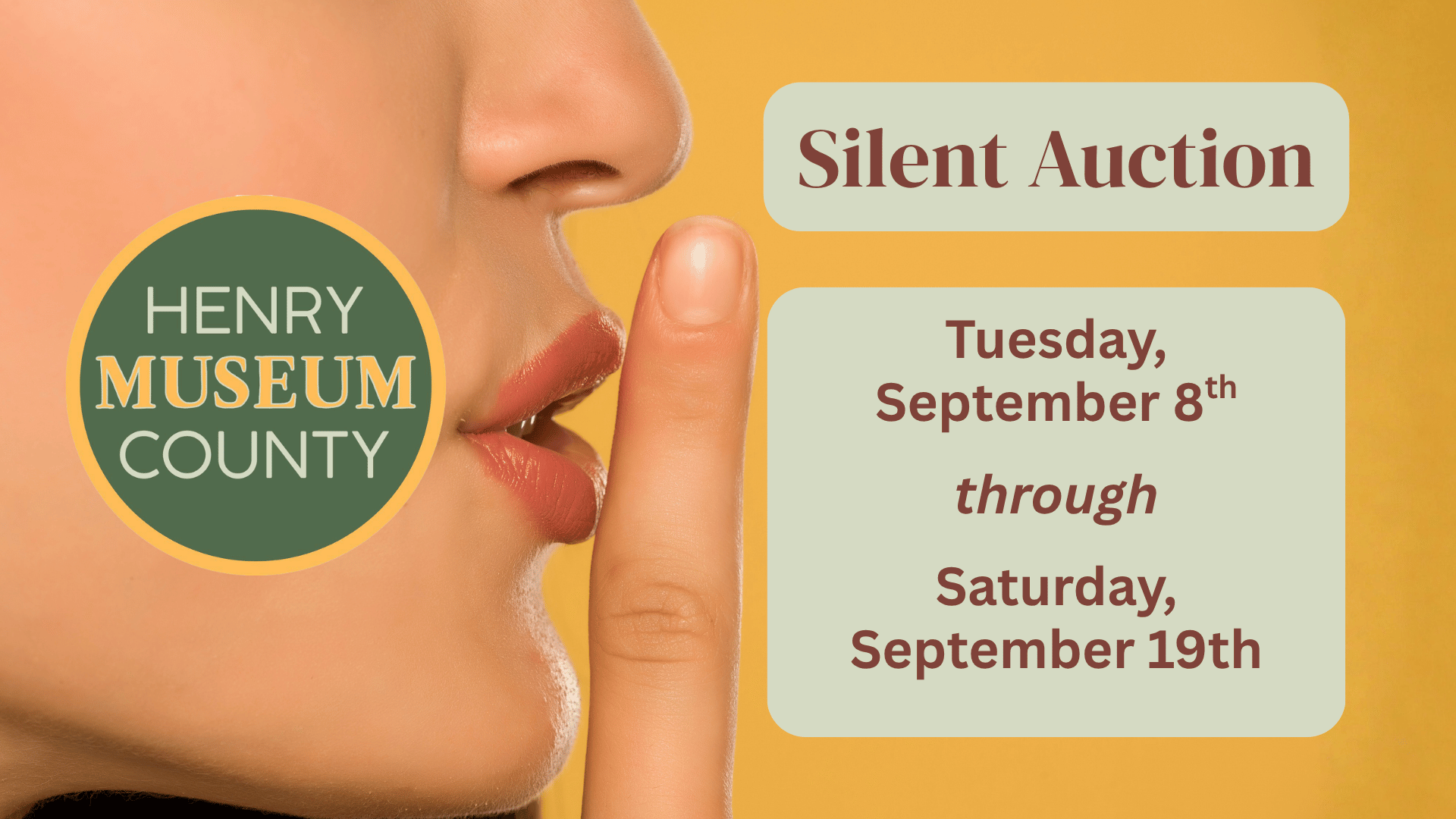 Silent auction.