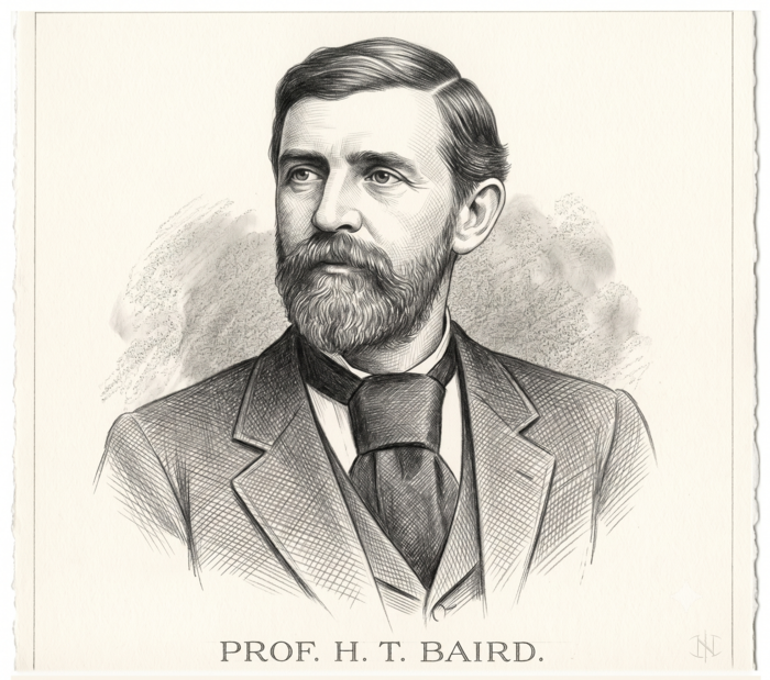 Sketch of Prof H T Baird
