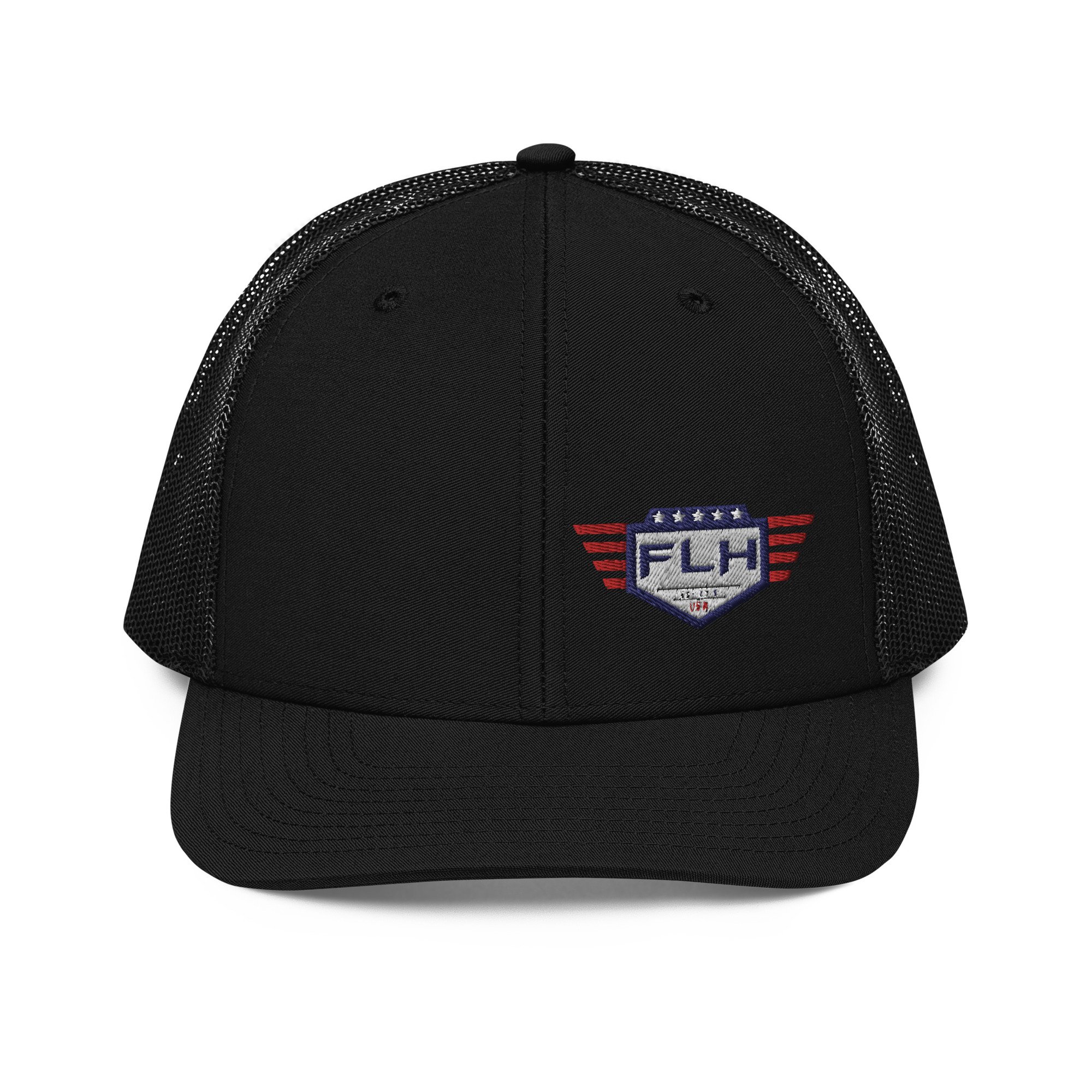 snapback-trucker-cap-black-front-6514728c9b56e.jpg