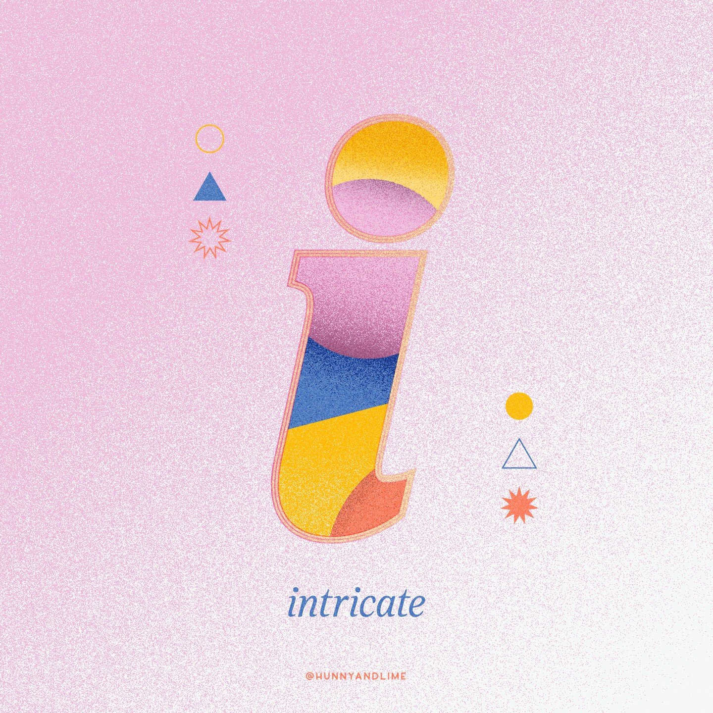 DAY09: I - intricate 👁️&zwj;🗨️

Why does this word remind me of Fall Out Boy?

Work was ~v~ busy today. So we only had about 20 minutes to make something, but I thought &quot;oh well, I can just do I and J tomorrow...&quot; but then I thought, what