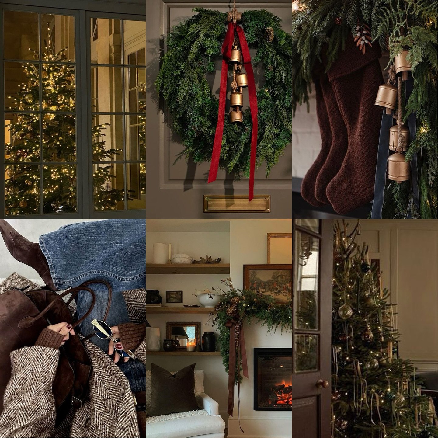And just like that, it&rsquo;s December🎄

This year we&rsquo;re heading back to our roots with our holiday home decor. Large natural greenery, classic red bows, old world bells and of course leaving space for our favorite chocolatey brown moments. 
