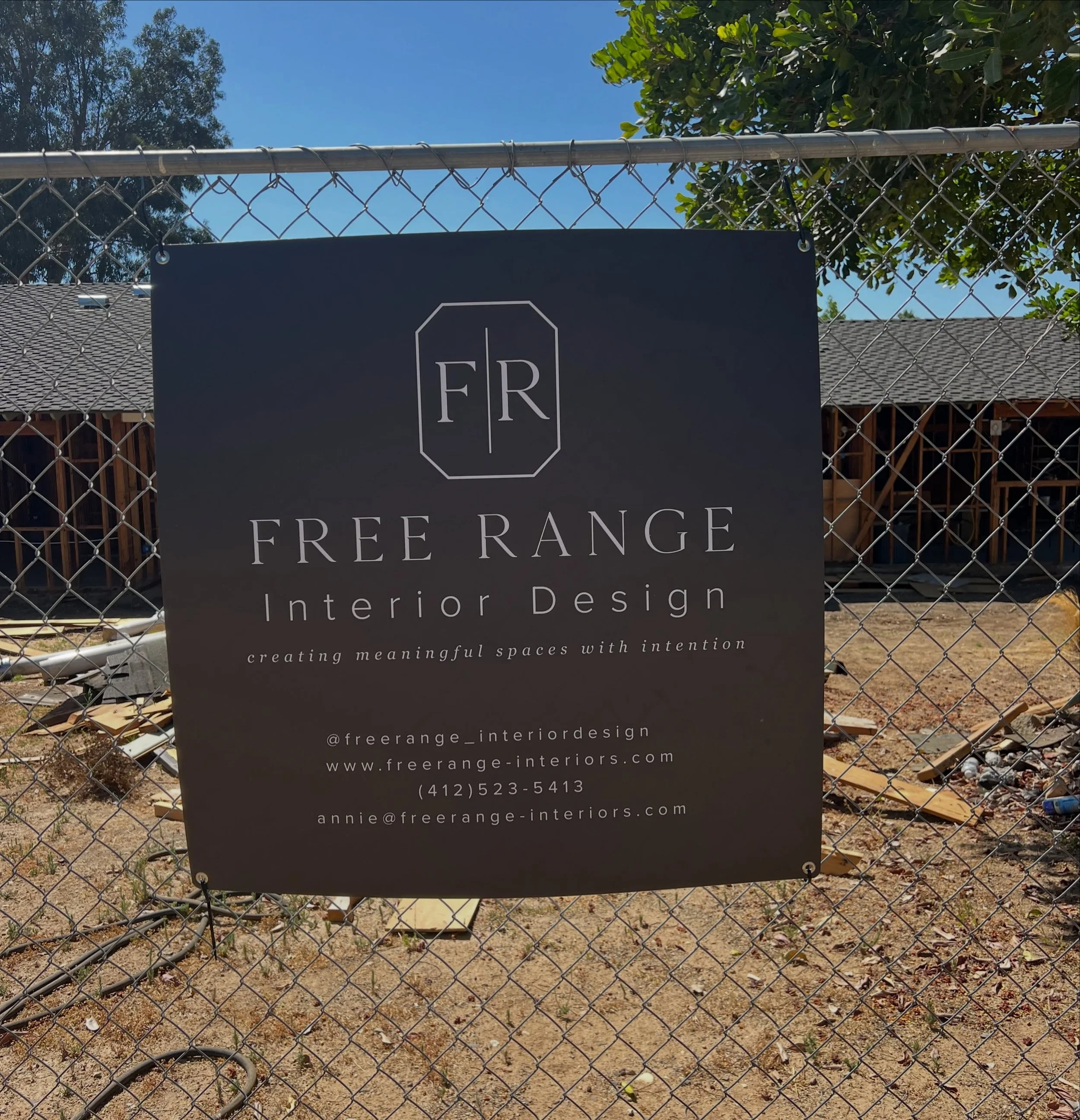If you see this sign a rockin, please come a knockin!! 

Free Range is now taking clients for our Winter 26/27 season - Reach out to schedule your consult now 🥰