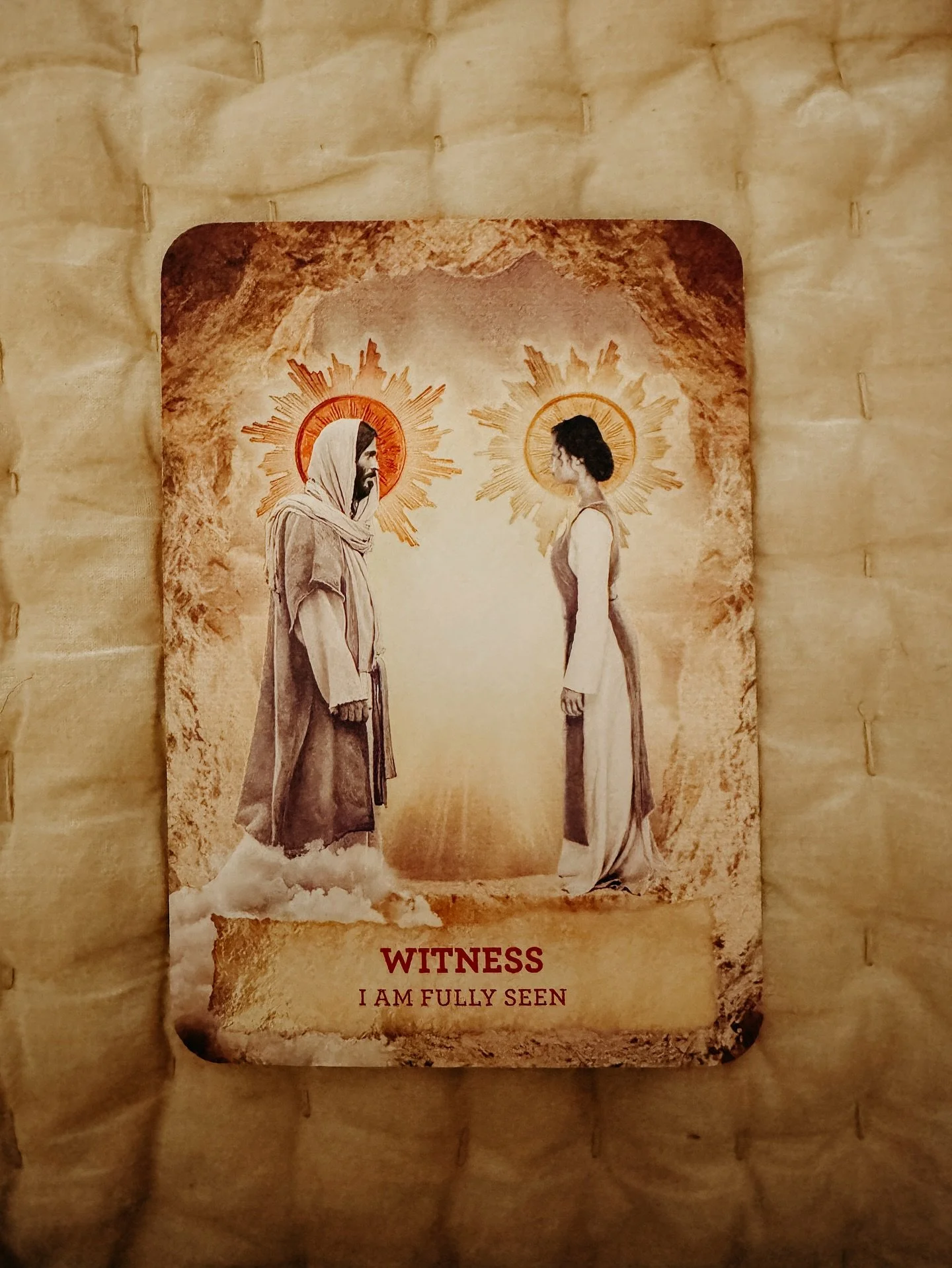 As a non-Christian who&rsquo;s being fully immersed into ancestral whispers, I&rsquo;m loving this deck, and its messages because even though I am not Christian, certain truths still apply.

Reading Mary Magdalene Revealed and The Girl Who Baptized H