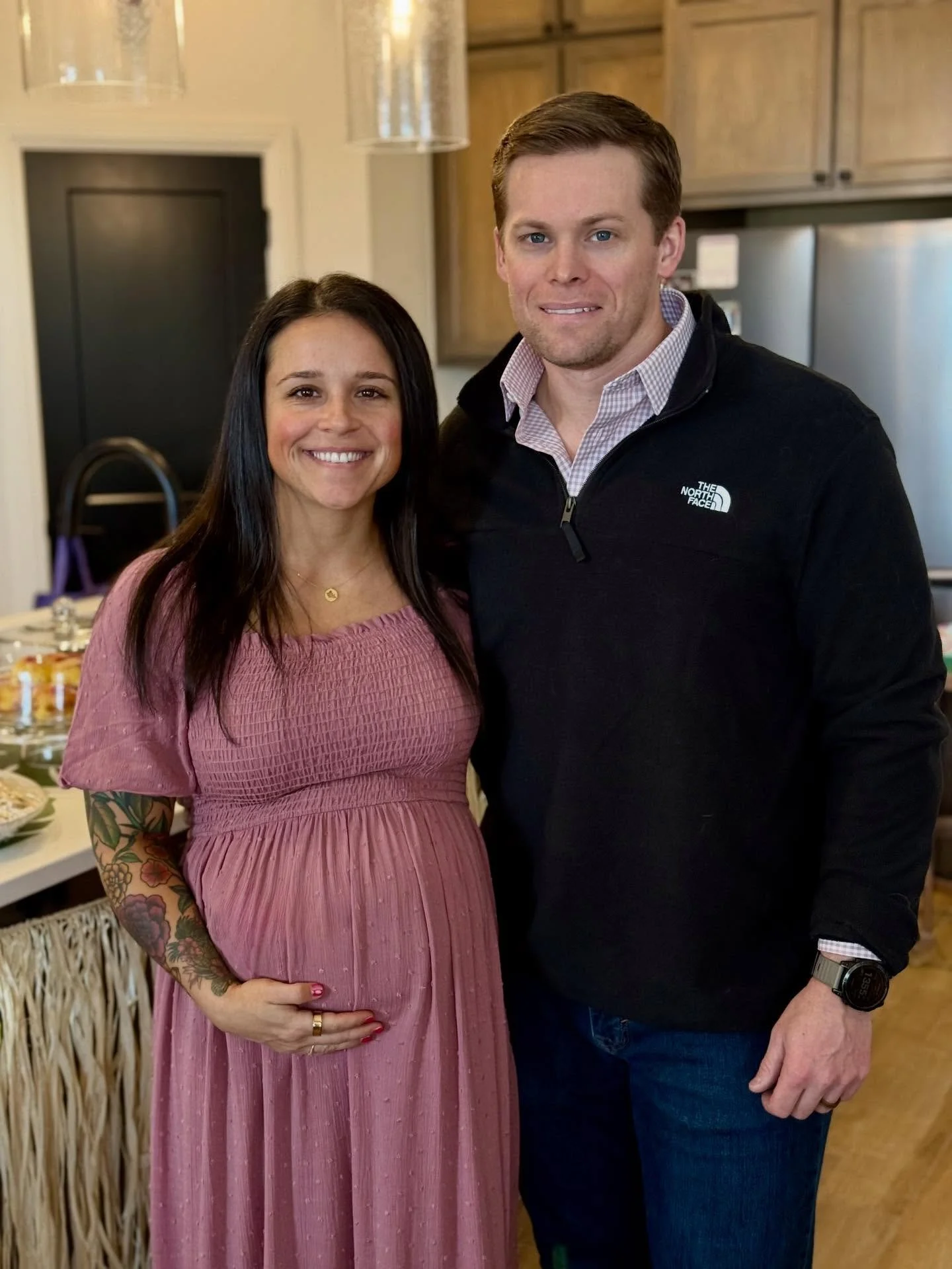 Counting down the last 90 days until we get to meet our girl 🌸

Thanks to our Okie fam for coming out and celebrating with us yesterday, and to all of our family + friends who joined us virtually 💖

This baby is going to know so much love when she 