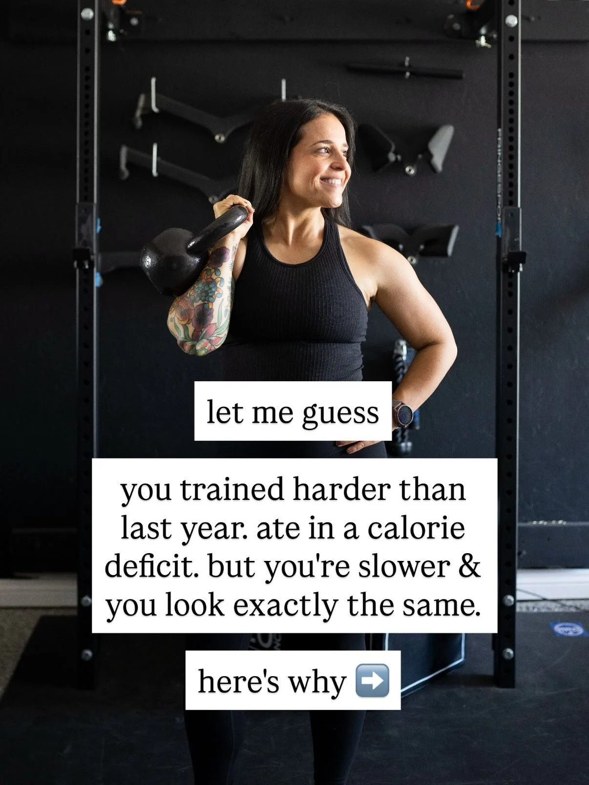 You trained harder than last year. 
Ate less than last year. 
But crossed the finish line slower. 
And&hellip; your physique looks exactly the same.

I know how much that stings.

Because you're not lazy. 
You're not inconsistent. 
You're not someone