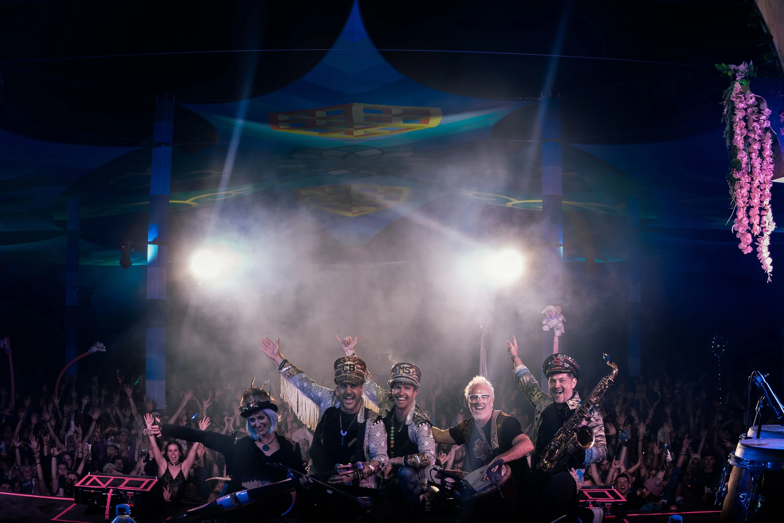 MOOD SWING AND CHEAVY BASS AT EARTH FREQUENCY FESTIVAL 2023, PHOTOGRAPHED BY MYCOL CAVALIERI. SELFIE SHOT