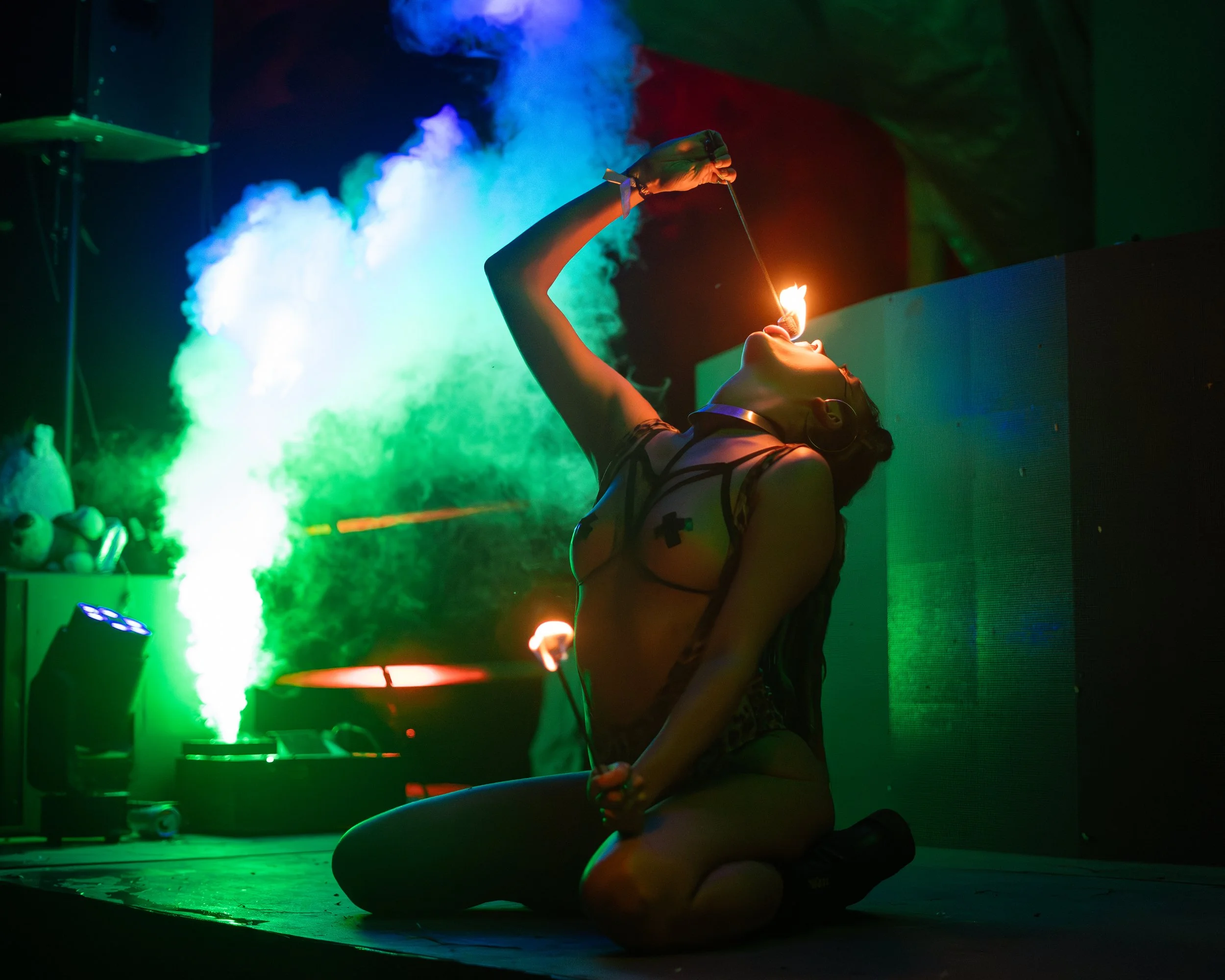 INITITATION FESTIVAL, FIRE PERFORMER