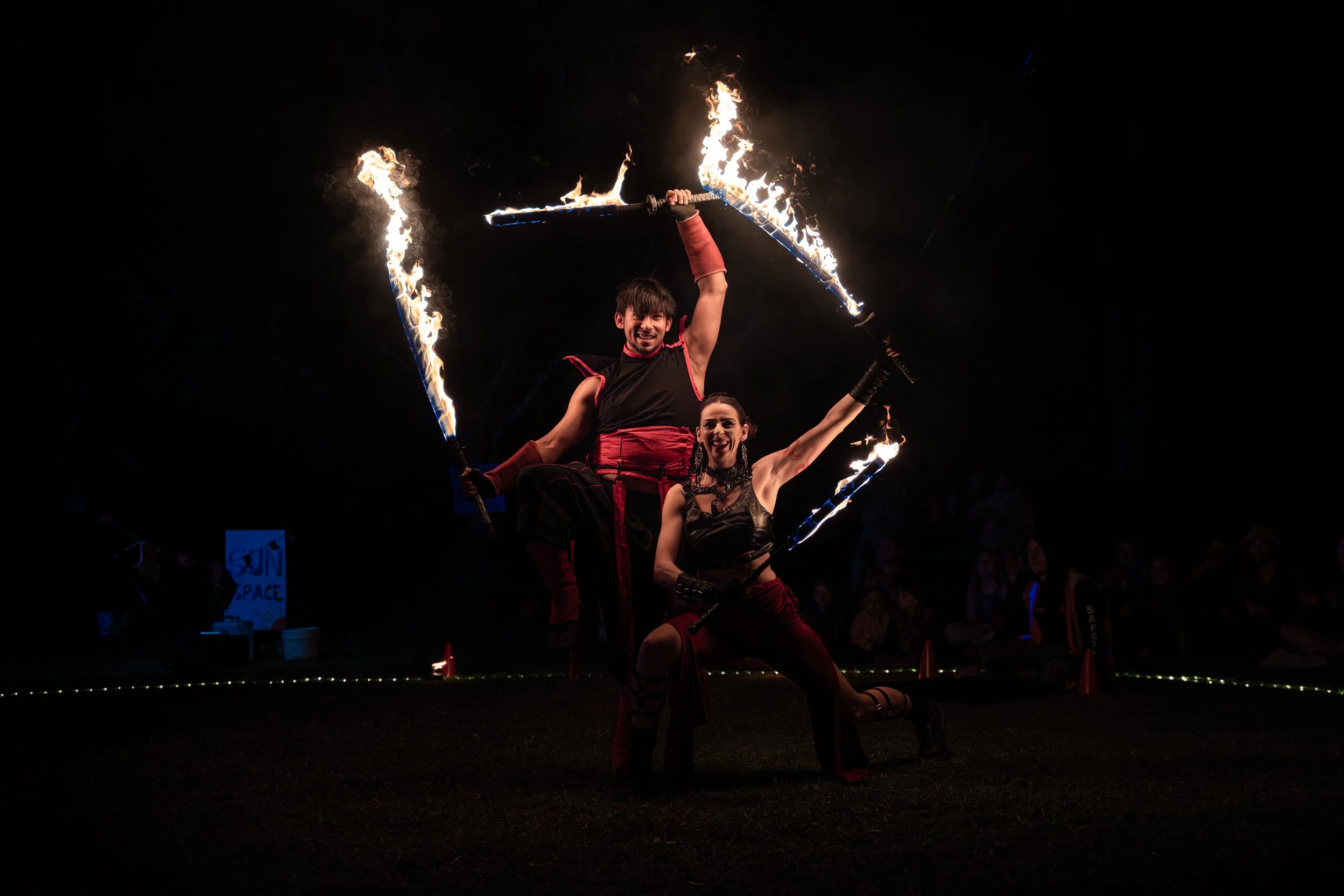 NINJADIAZ AT GLOWFEST AUSTRALIA.